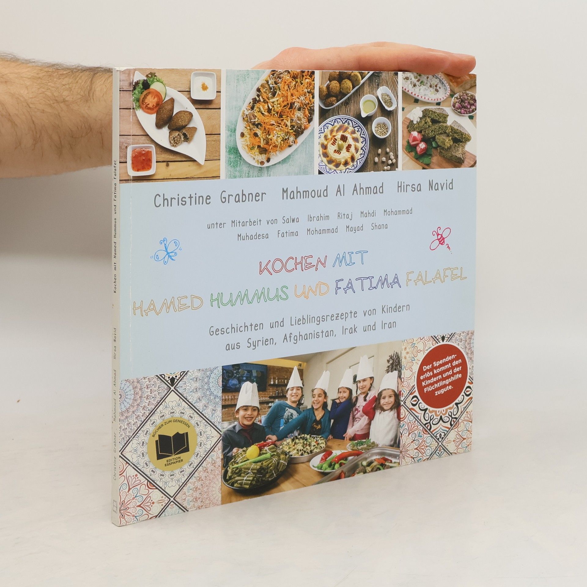 Christine Grabner Kochen mit Hamed Hummus und Fatima Falafel