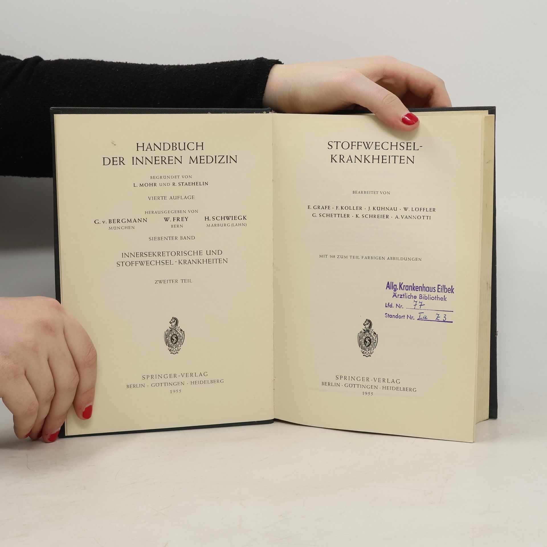 Ludwig Heilmeyer Handbuch Der Inneren Medizin
