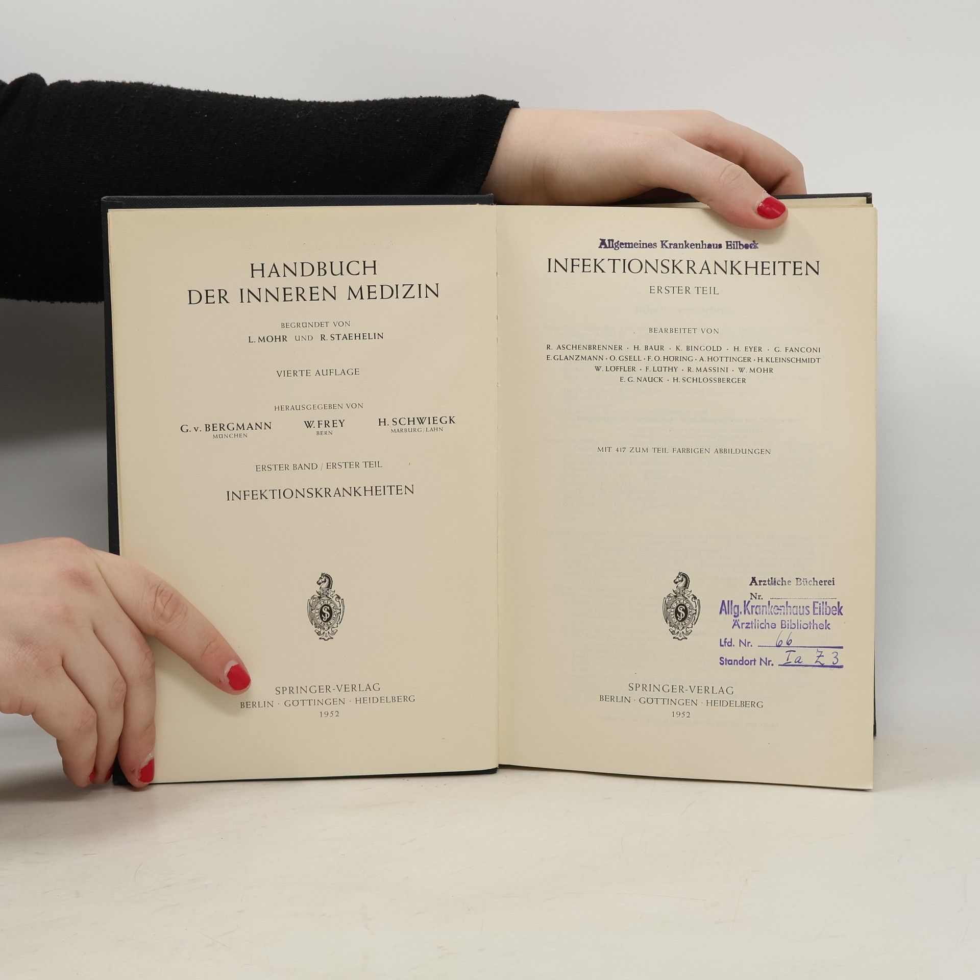 Ludwig Heilmeyer Handbuch Der Inneren Medizin