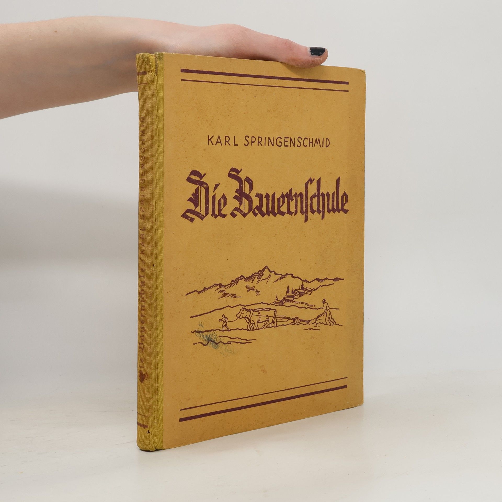 Karl Springenschmid Die Bauernschule