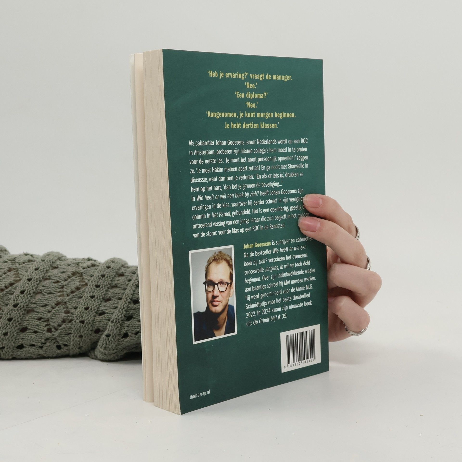 Johan Goossens Wie heeft er wél een boek bij zich? - druk 8