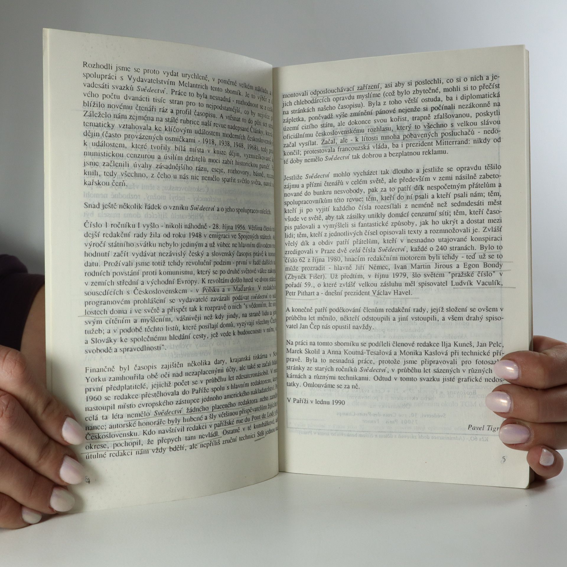 Collectif d'auteurs Svĕdectví 89/90