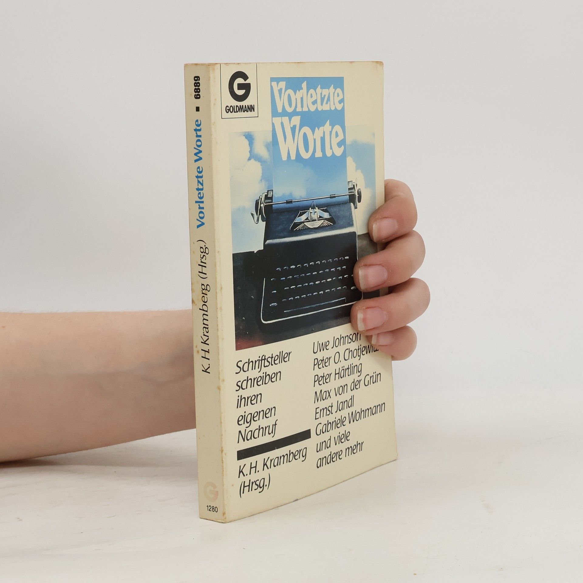 Karl Heinz Kramberg Vorletzte Worte