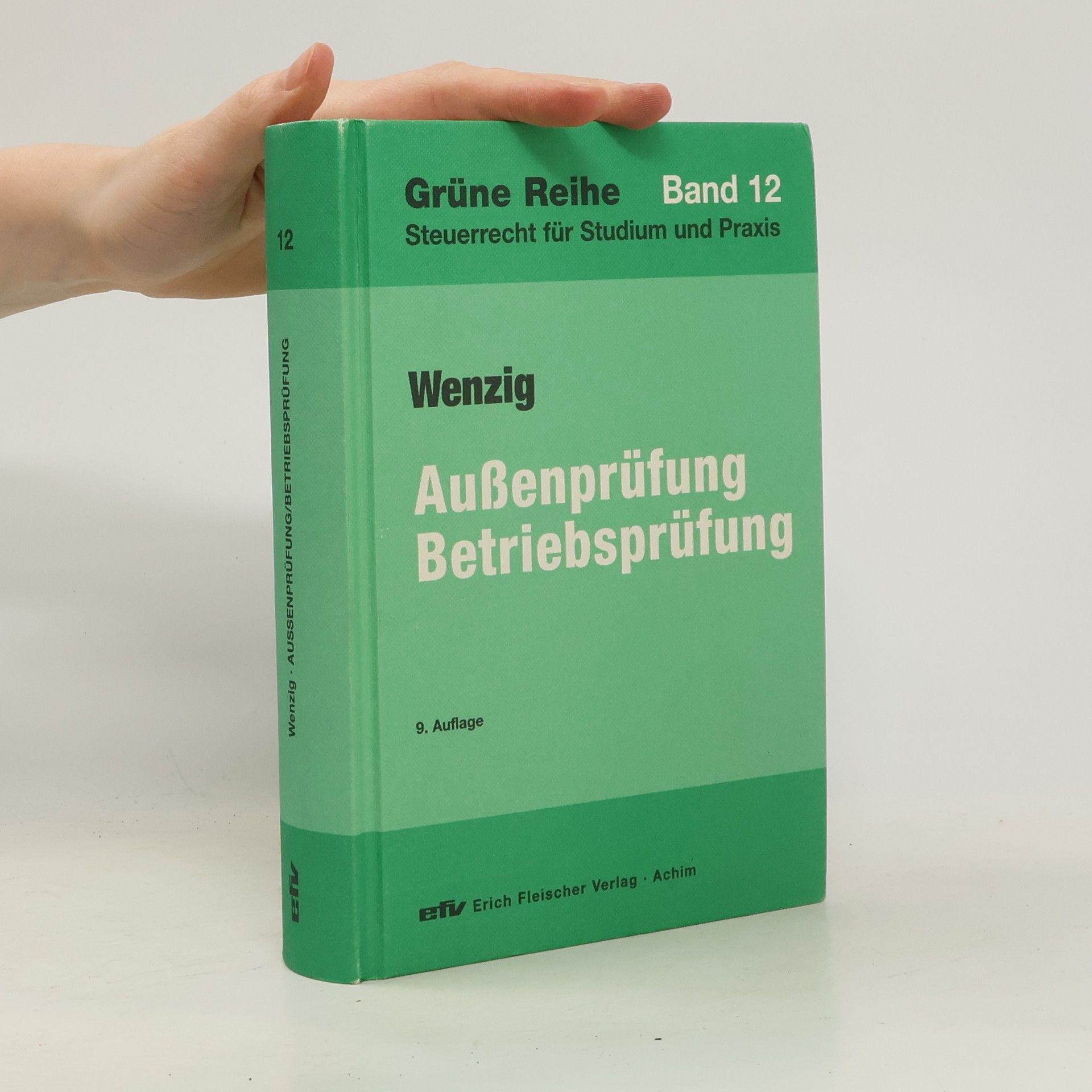 Herbert Wenzig Grüne Reihe - 12: Außenprüfung, Betriebsprüfung