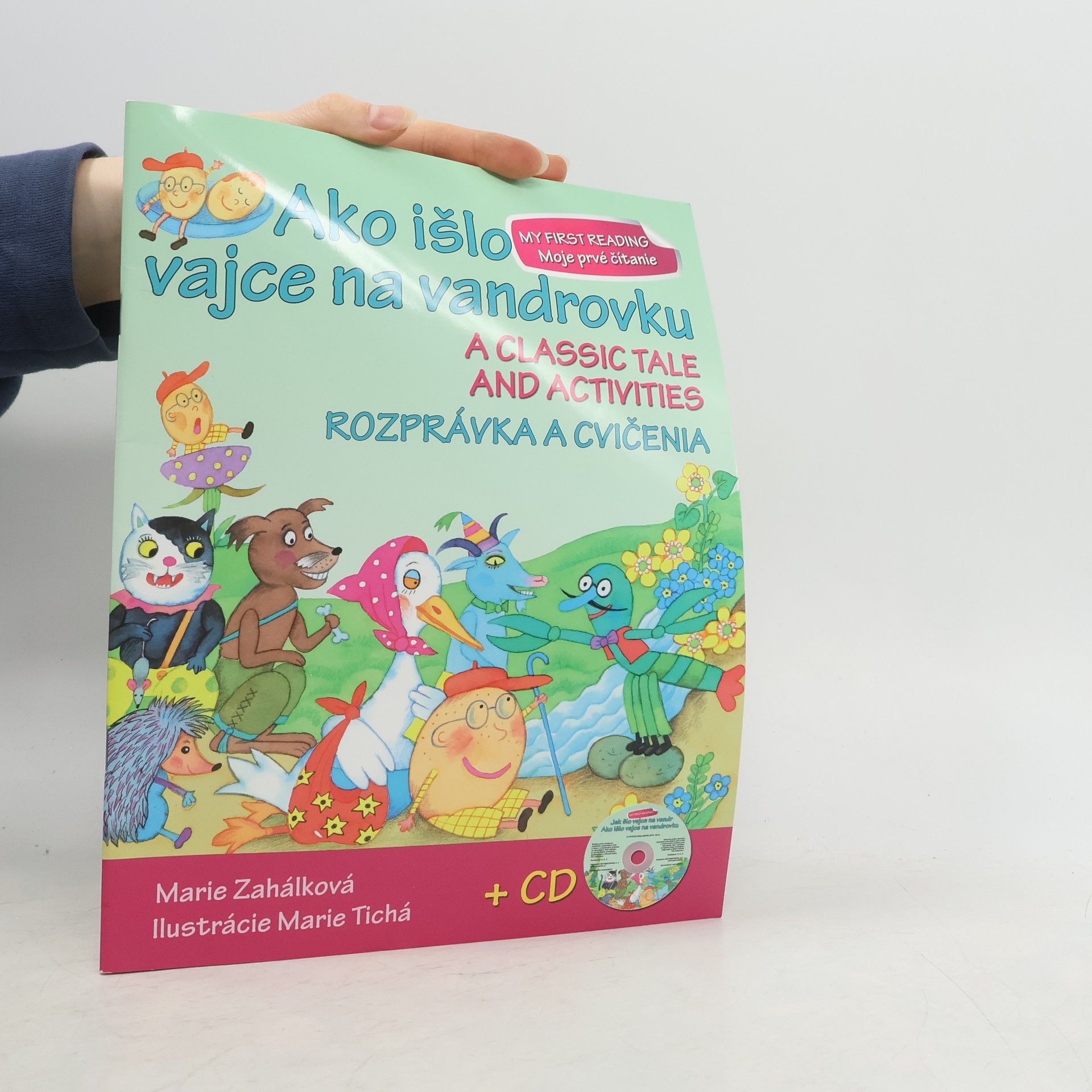 Ako išlo vajce na vandrovku Rozprávka a cvičenia + CD