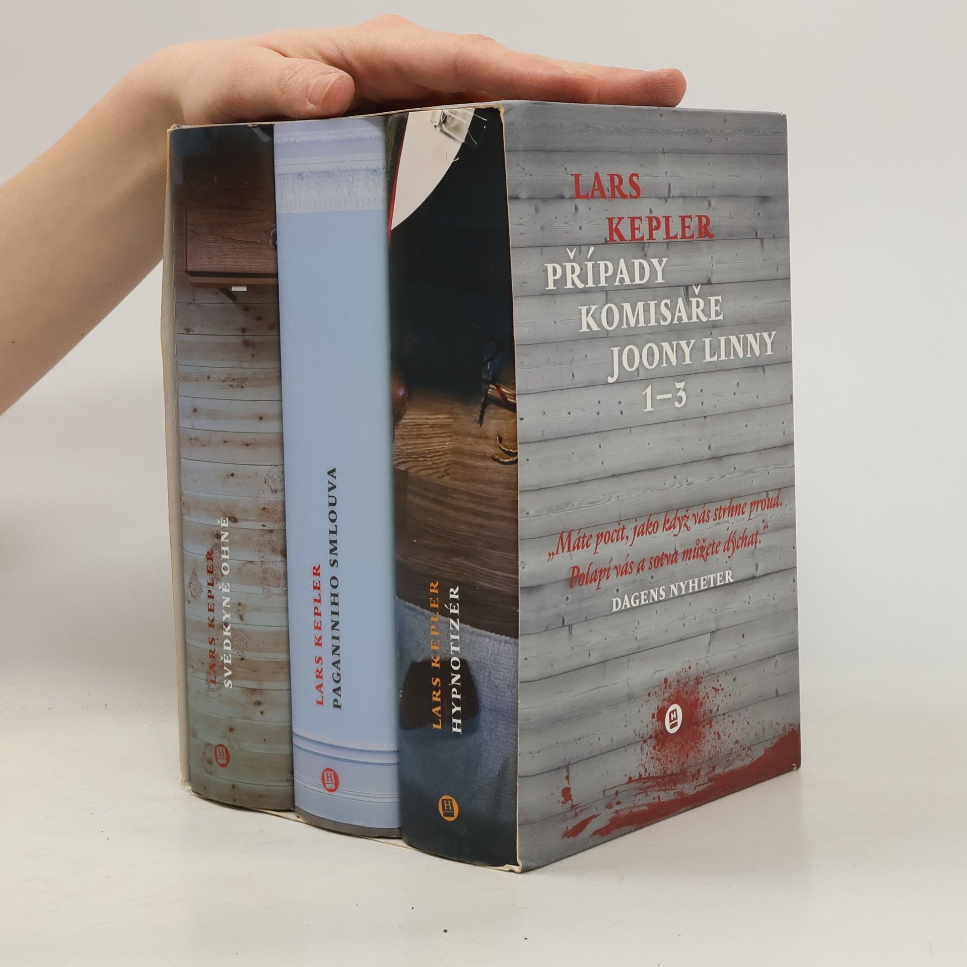 Lars Kepler Paganiniho smlouva. Svědkyně ohně. Hypnotizér