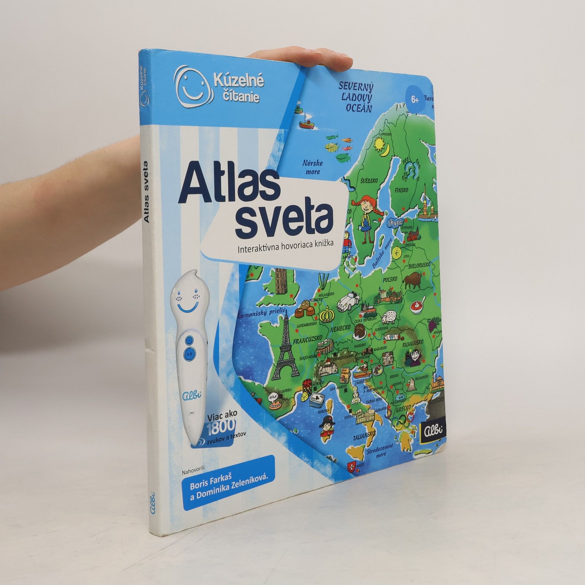 Various authors Atlas sveta : interaktívna hovoriaca knižka