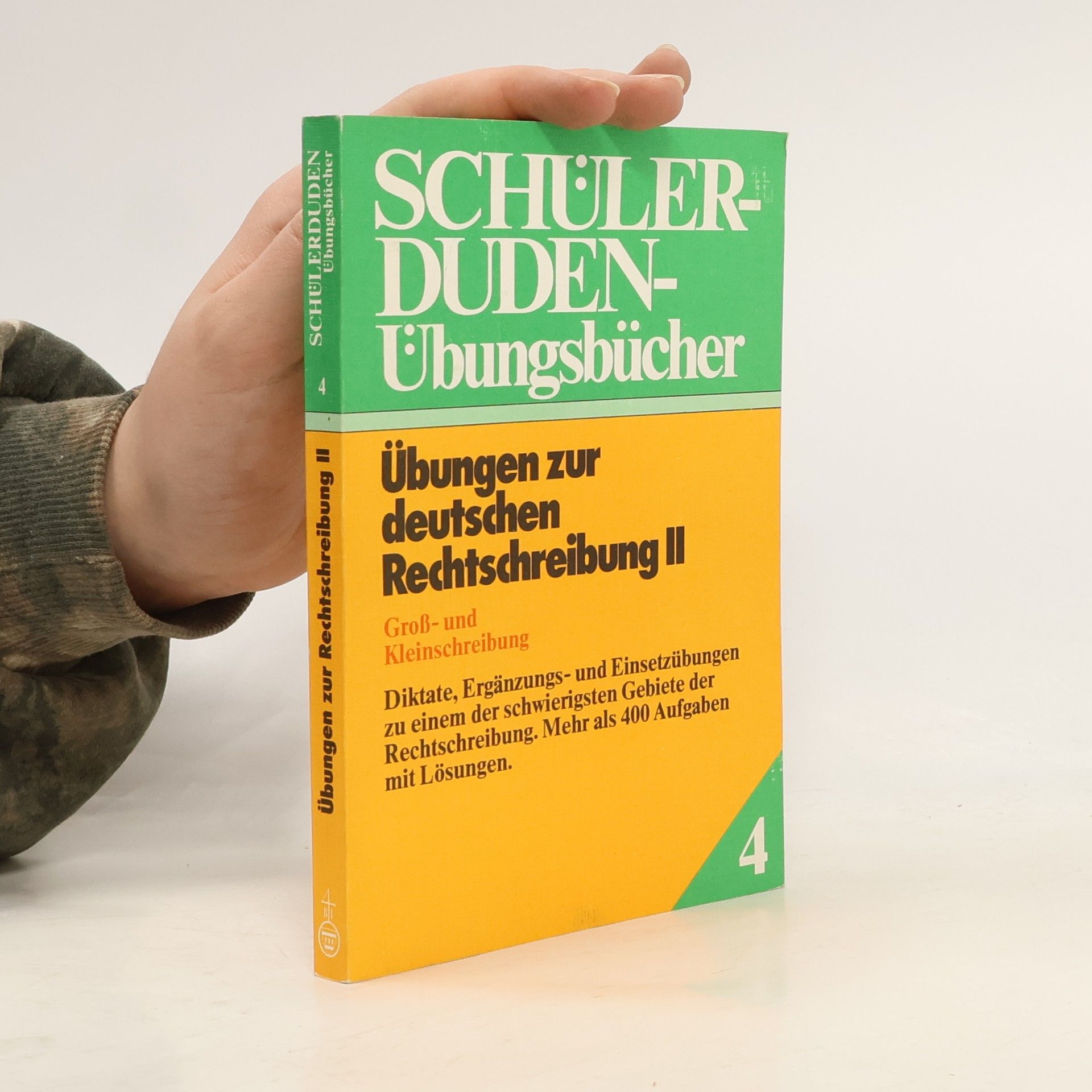 Dr. Jakob Ebner Duden : Übungen zur deutschen Rechtschreibung. II, Groß- und Kleinschreibung