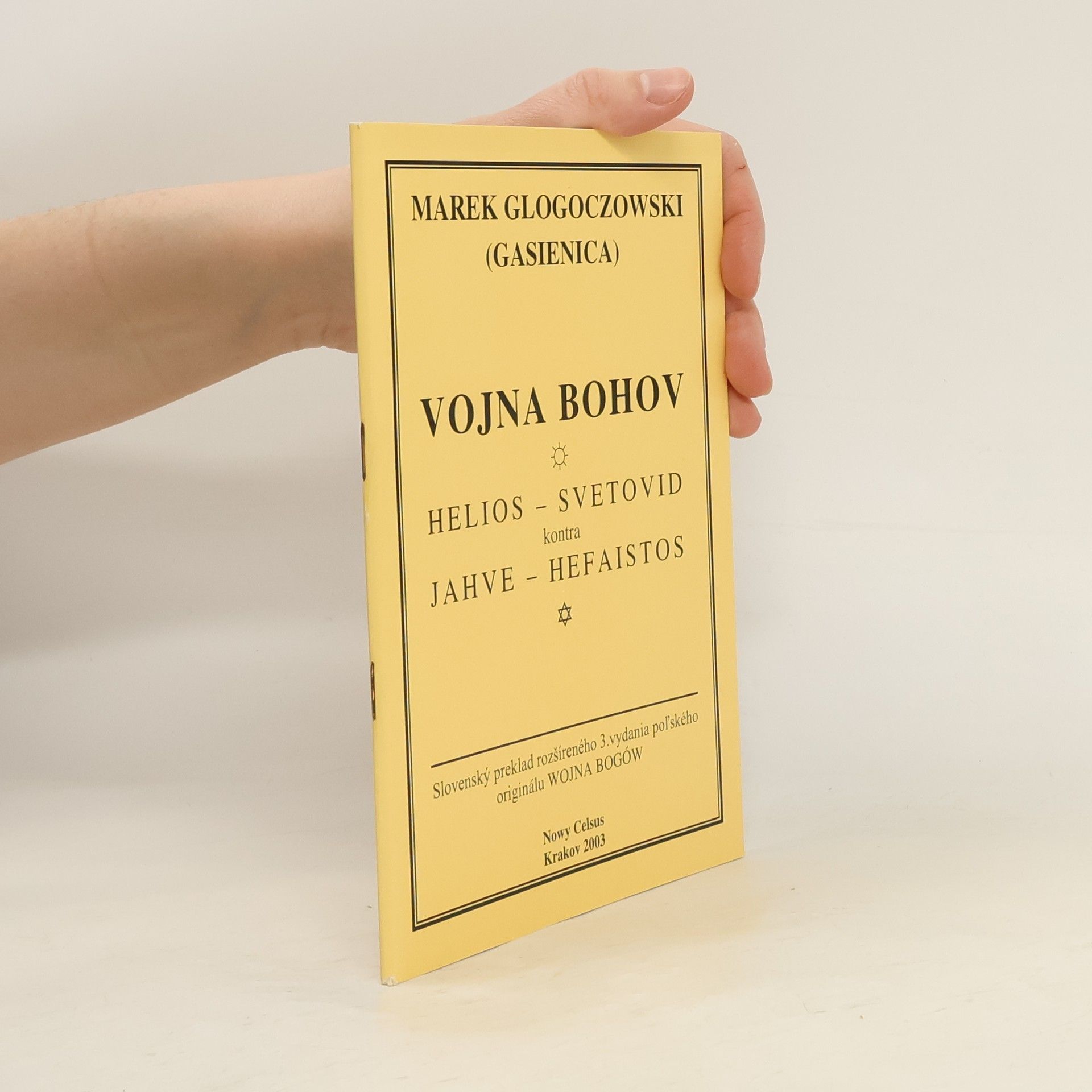 Marek Glogoczowski Vojna Bohov