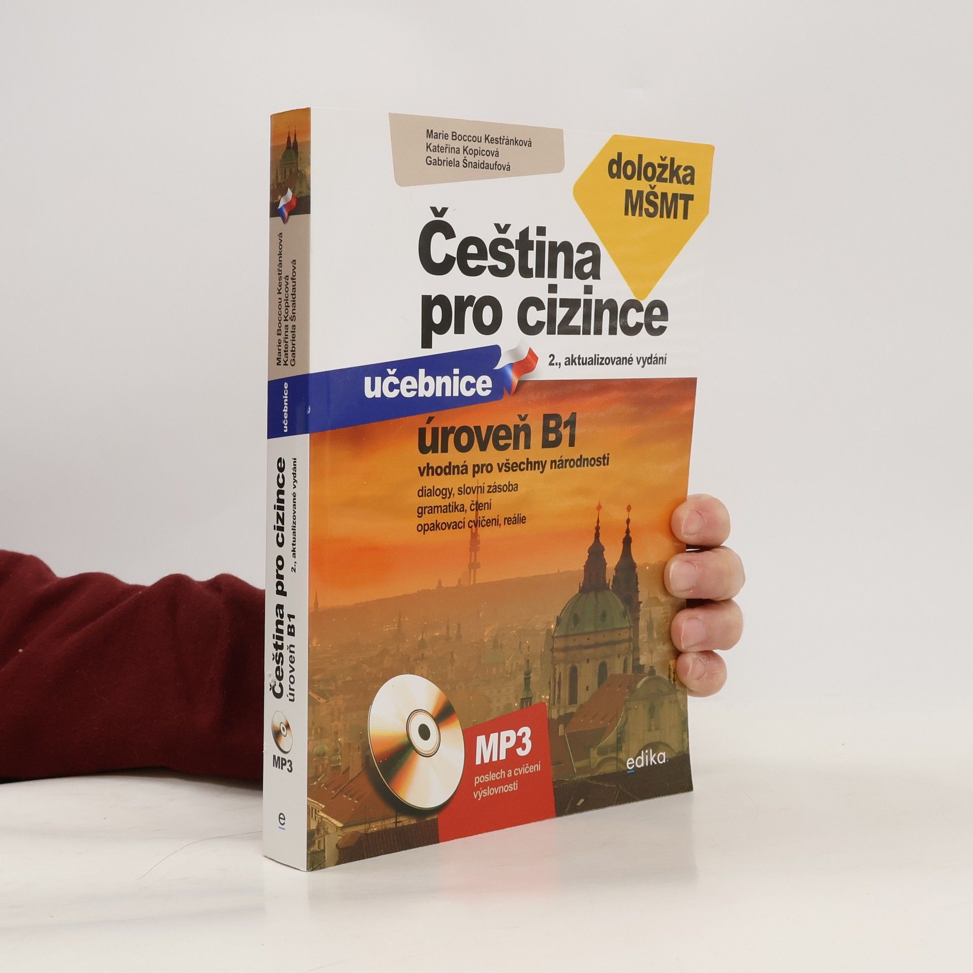 Marie Boccou Kestřánková Čeština pro cizince. Cvičebnice. Úroveň B1. 2., aktualizované vydání