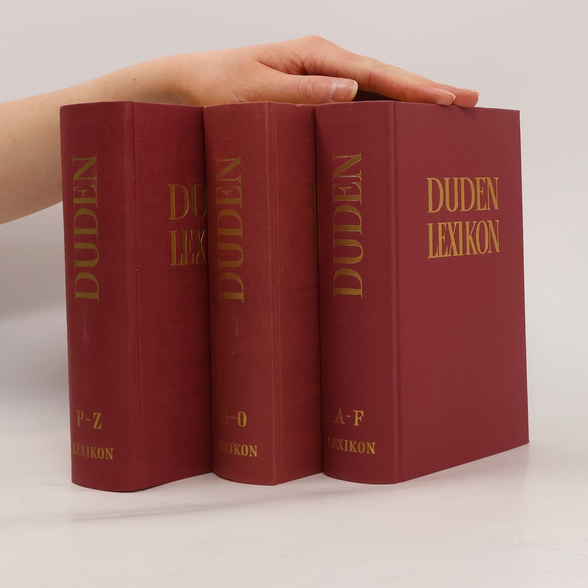 Autorenkollektiv Duden Lexikon in drei Bänden 1-3. A-Z