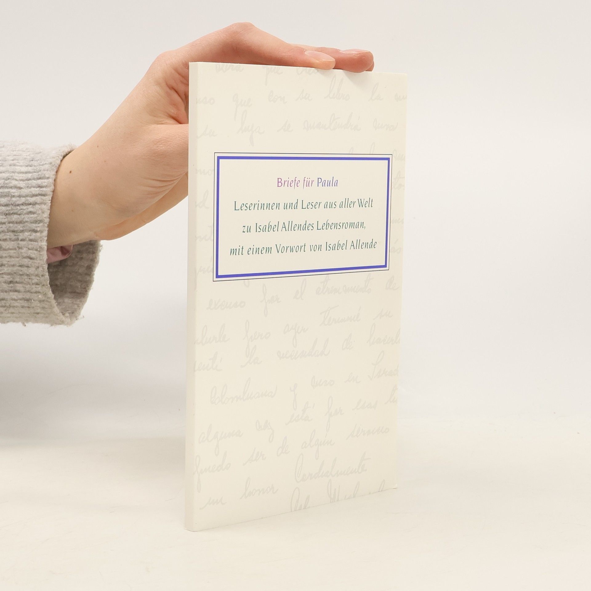 Isabel Allende Briefe für Paula