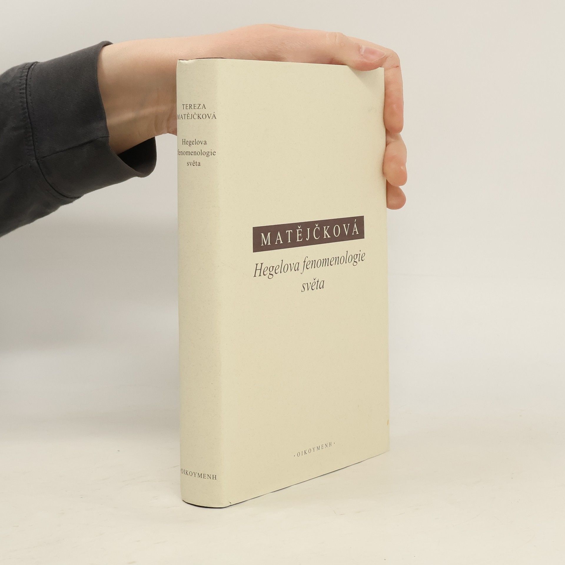 Tereza Matějčková Hegelova fenomenologie světa