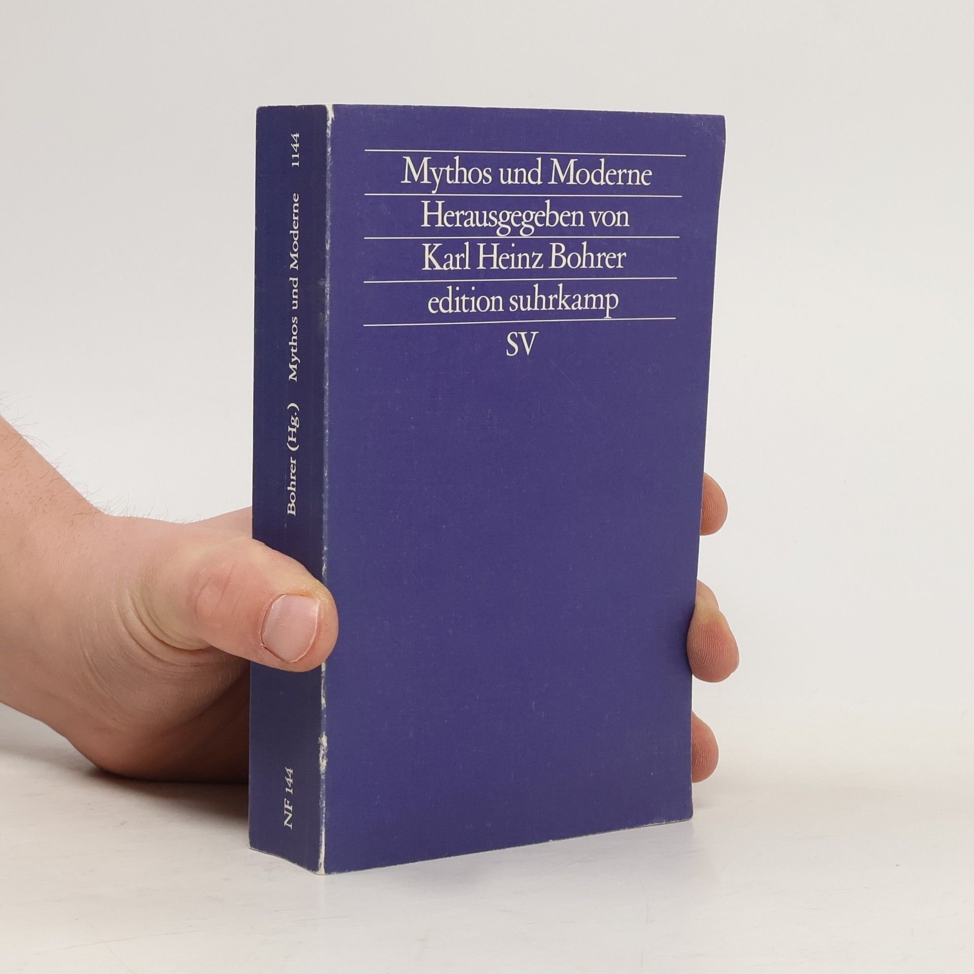 Karl Heinz Bohrer Mythos und Moderne