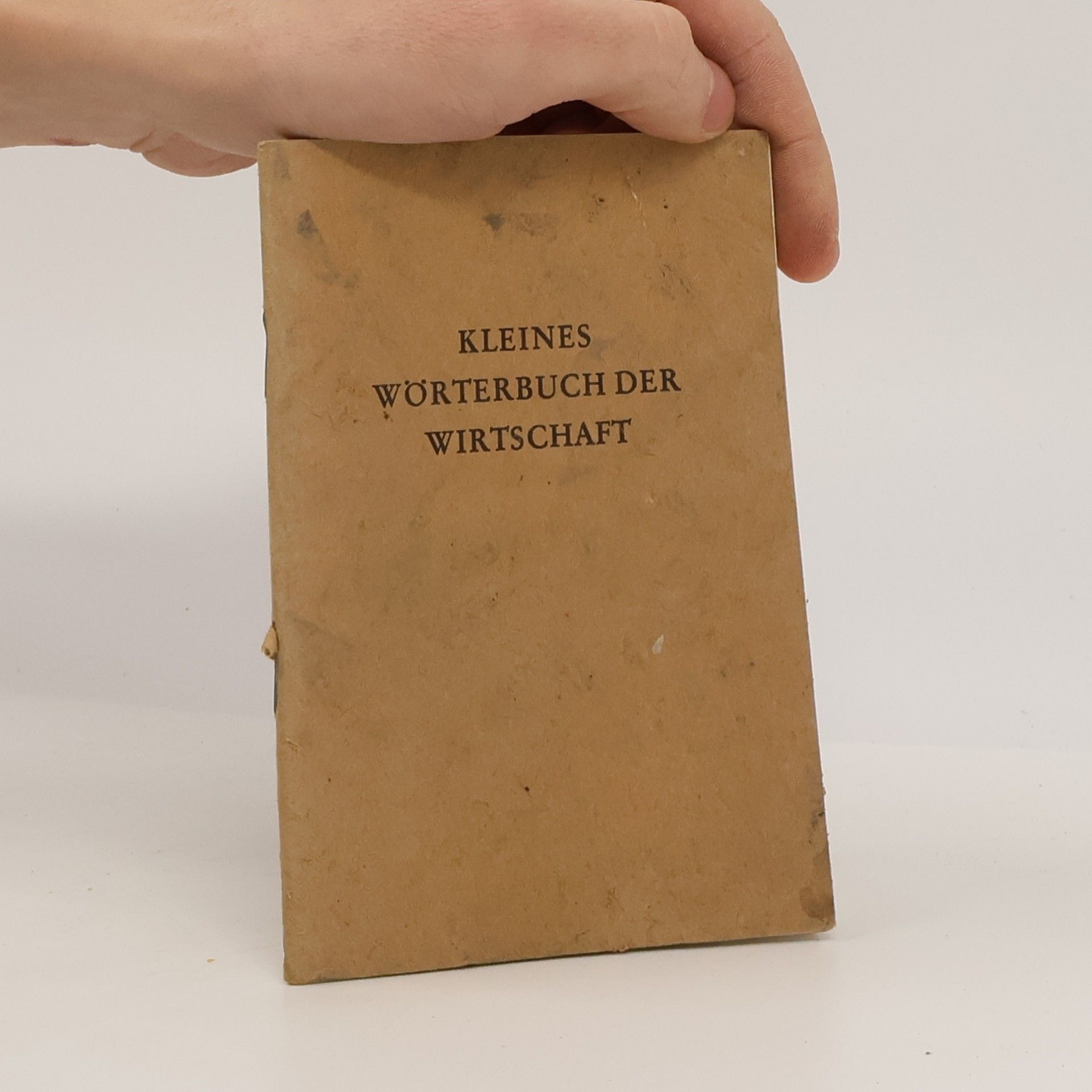 Richard Carstensen Kleines Wörterbuch der Wirtschaft