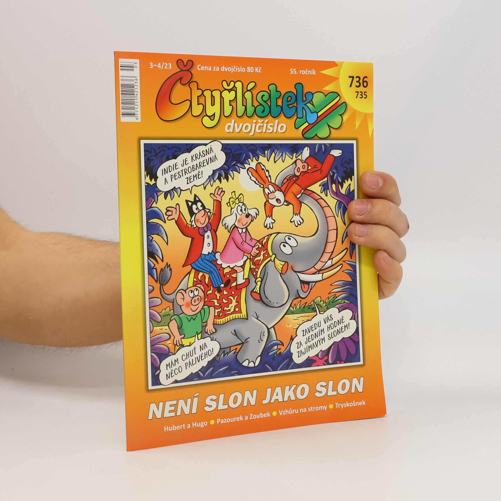 Various authors Čtyřlístek 736,735. 3-4/2023