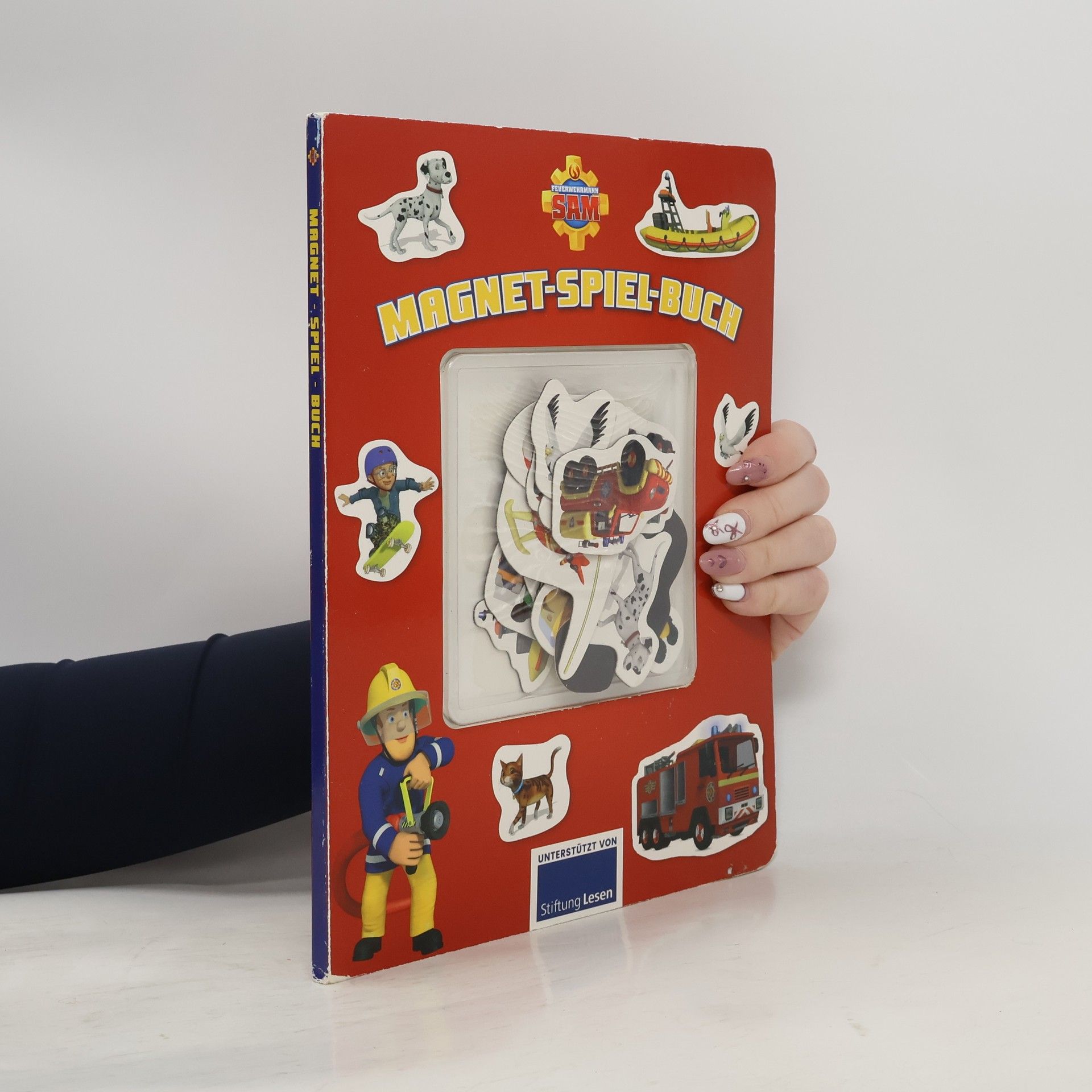 Various authors Unsere Feuerwehr Magnet-Spiel Buch