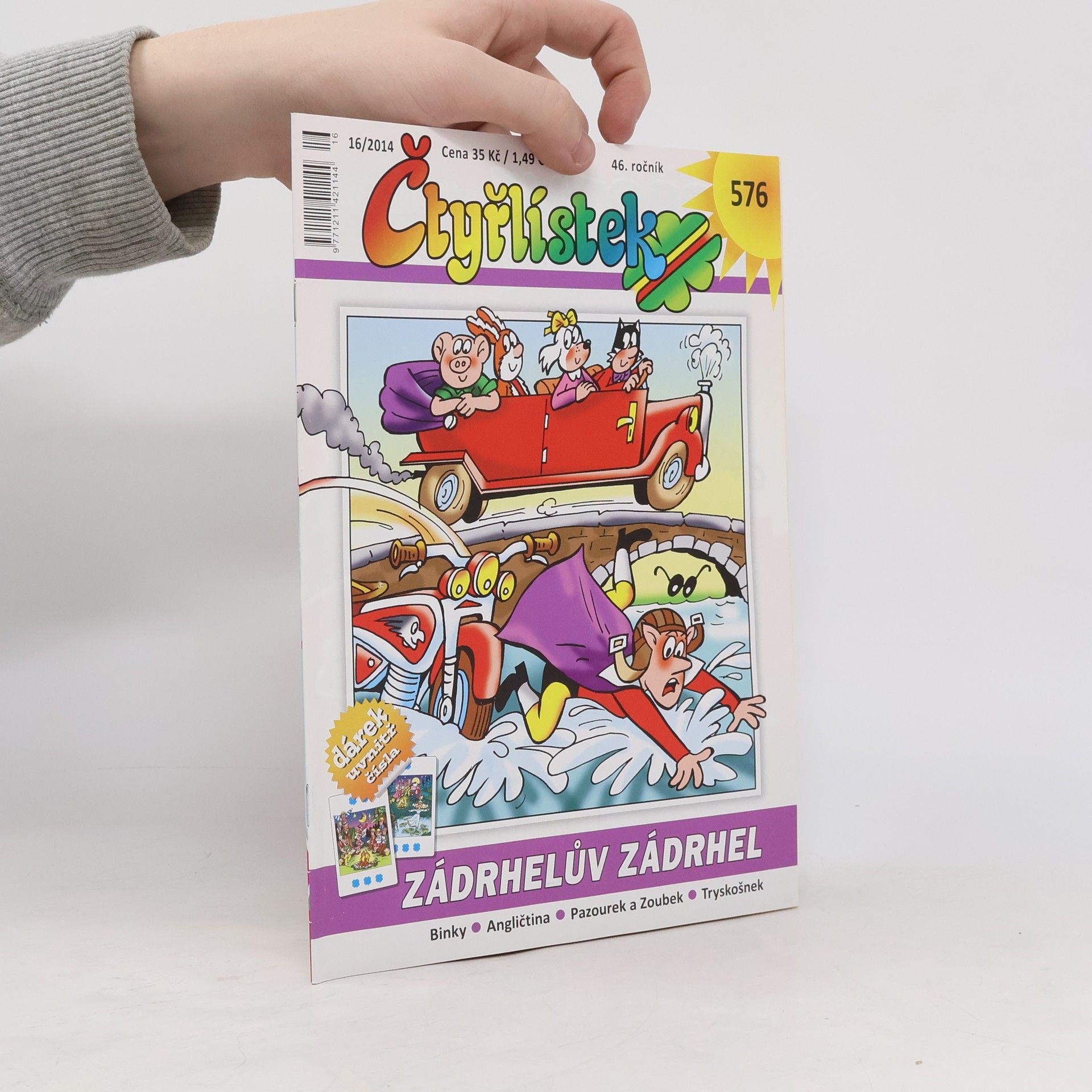 Kolektiv autorů Čtyřlístek 576. Zádrhelův zádrhel