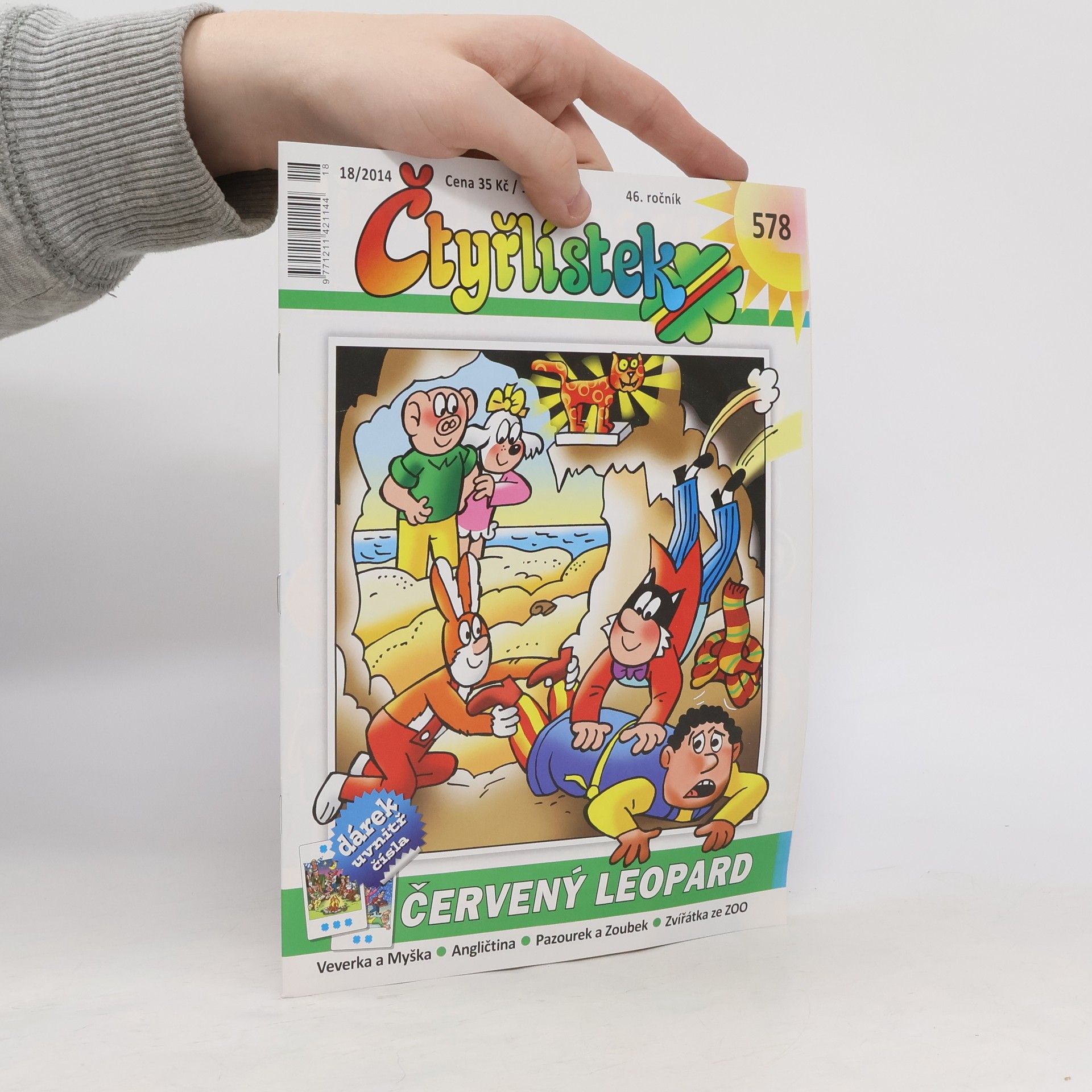 Various authors Čtyřlístek 18/2014 578. Červený leopard