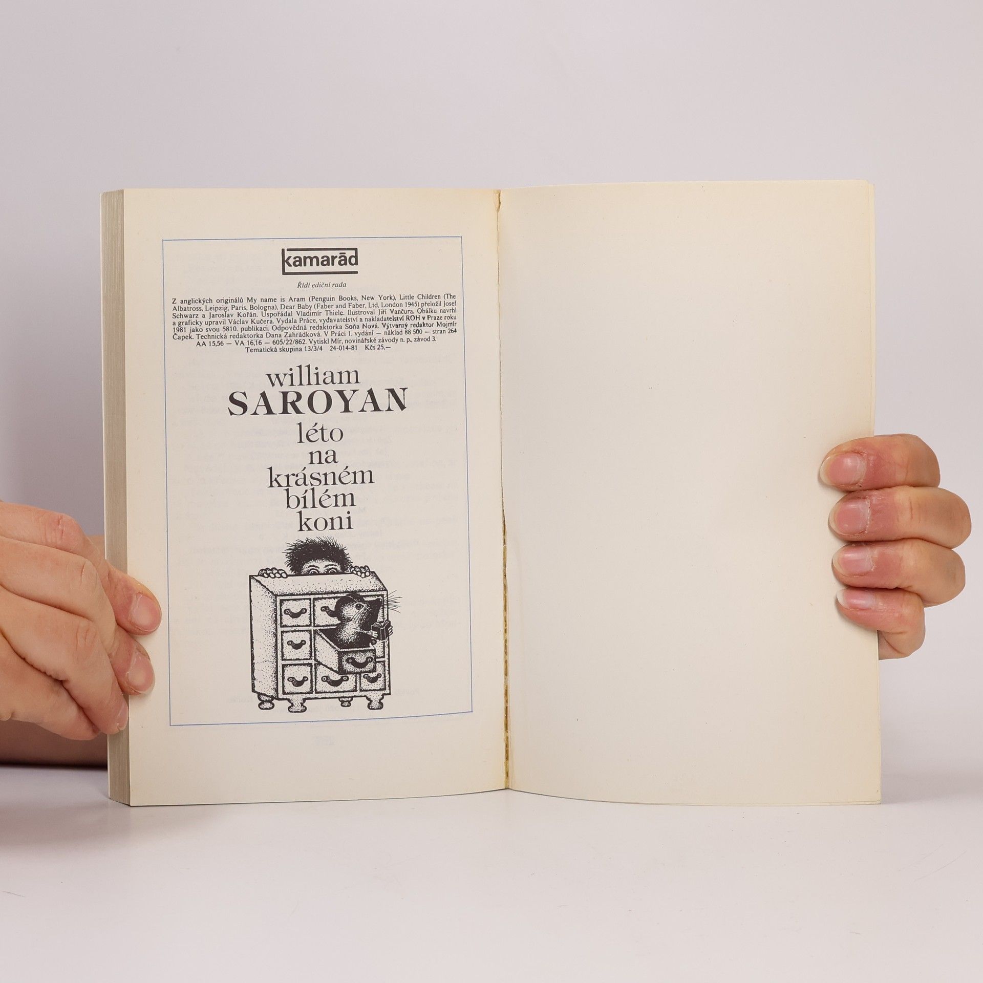 William Saroyan Léto na krásném bílém koni
