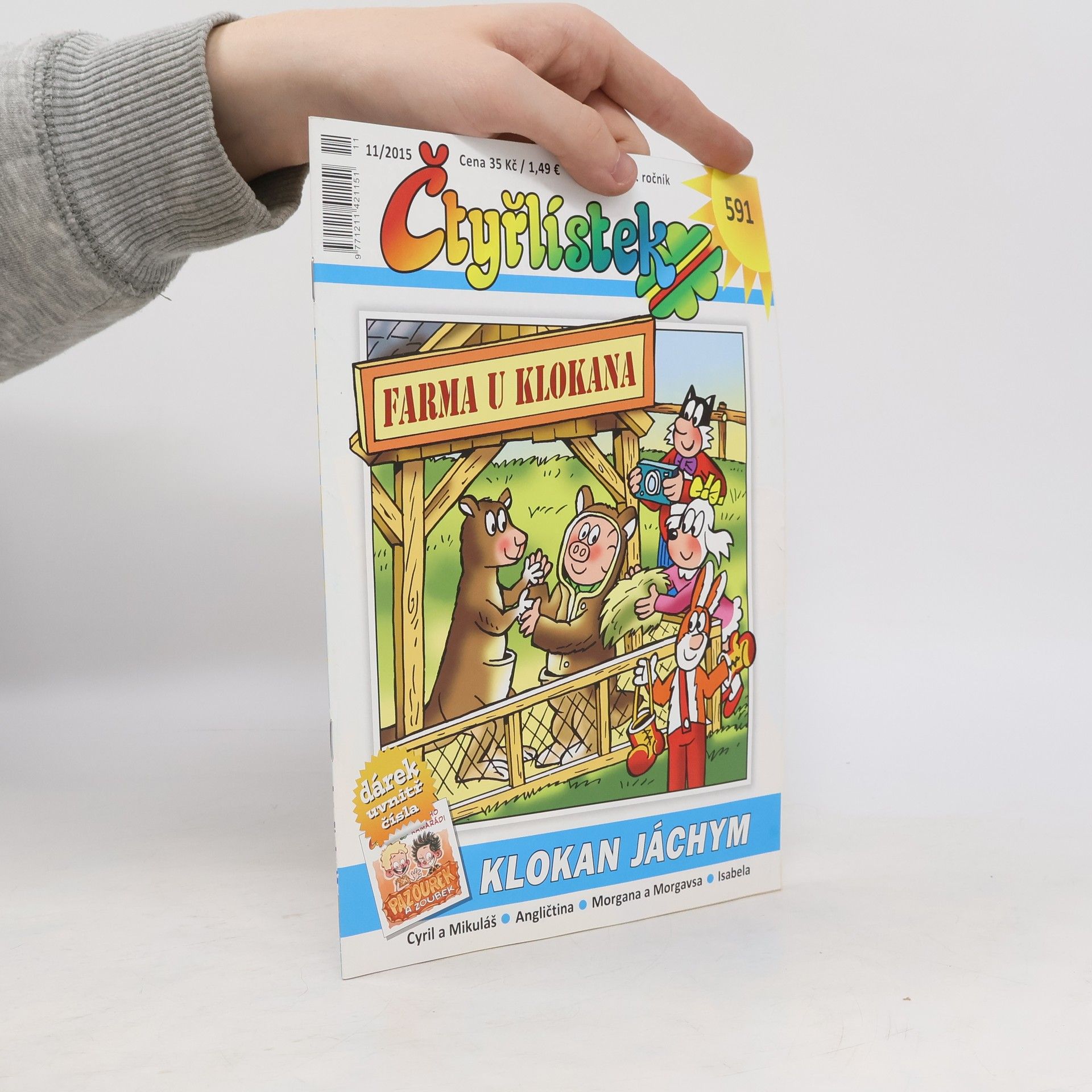 Kolektiv autorů Čtyřlístek 591. 11/2015. Klokan Jáchym