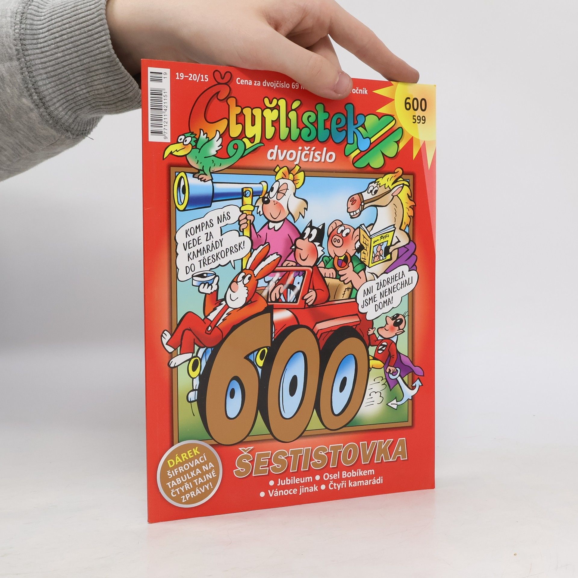 Various authors Čtyřlístek dvojčíslo 19-20/2015 599-600. Šestistovka