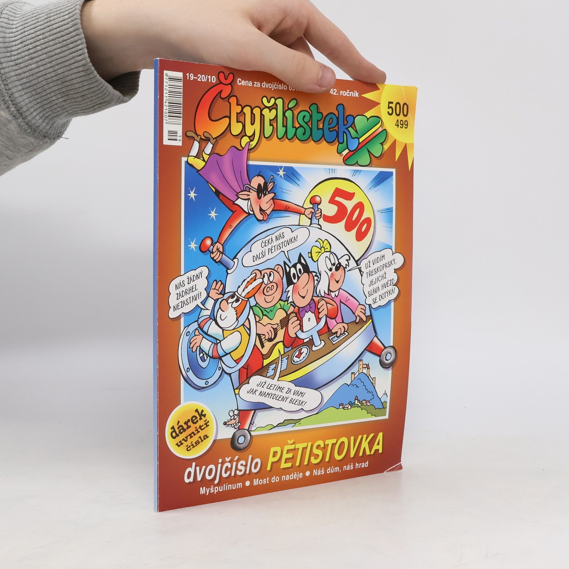 Various authors Čtyřlístek dvojčíslo: Pětistovka (číslo 499 a 500)