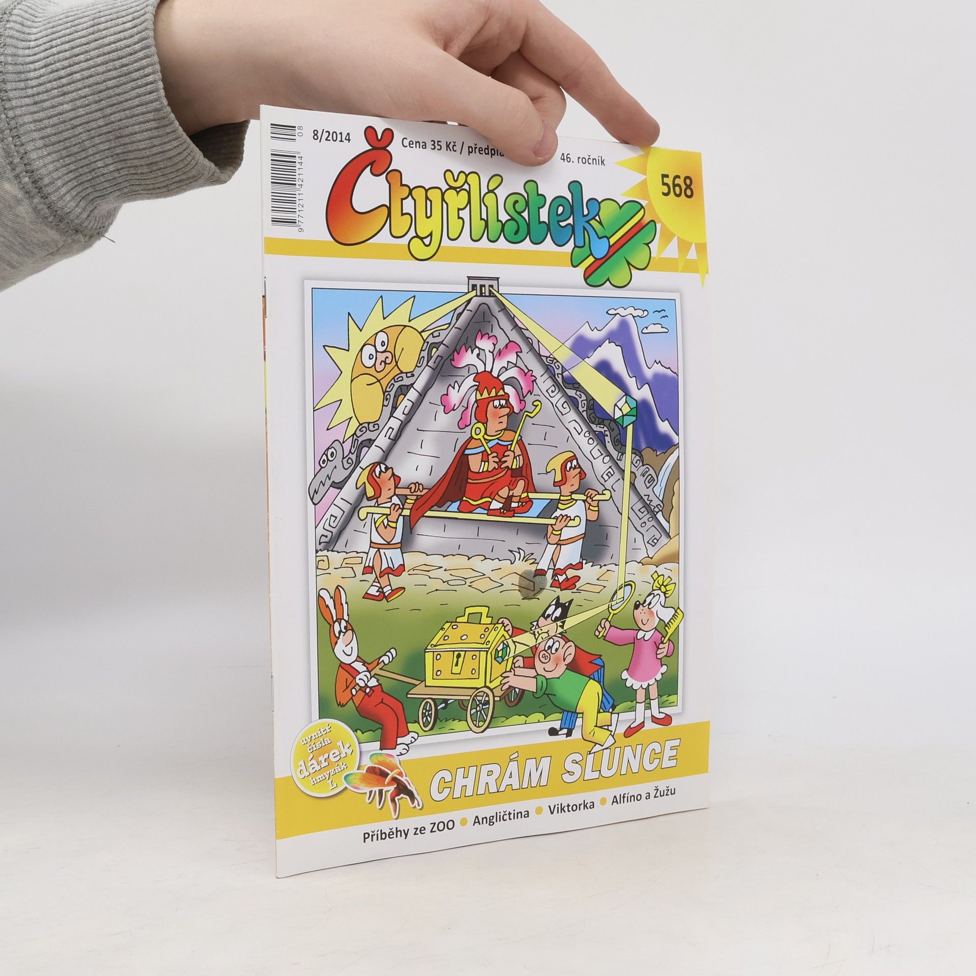 Jaroslav Němeček Čtyřlístek 568. Chrám slunce