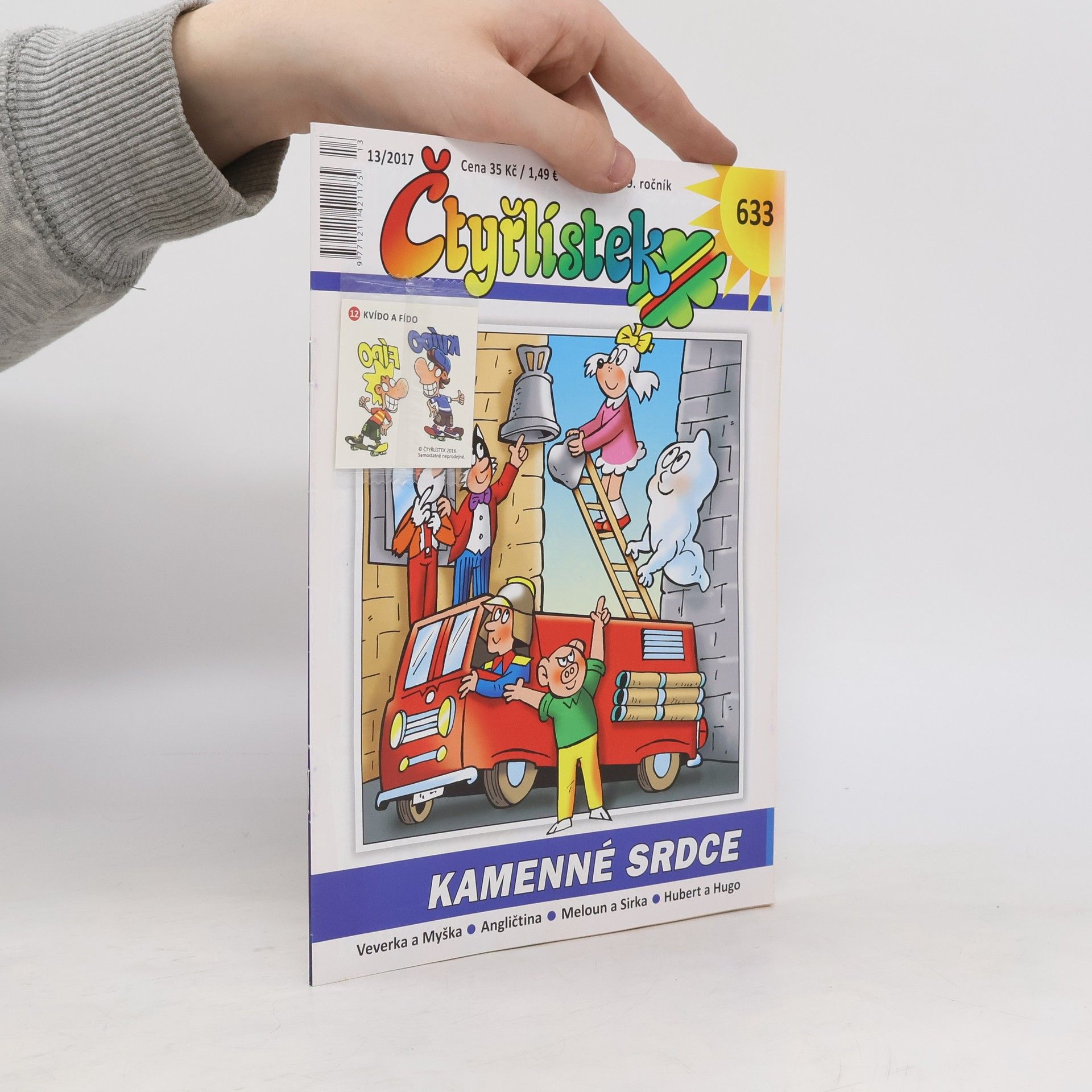 Čtyřlístek 633. 13/2017. Kamenné srdce