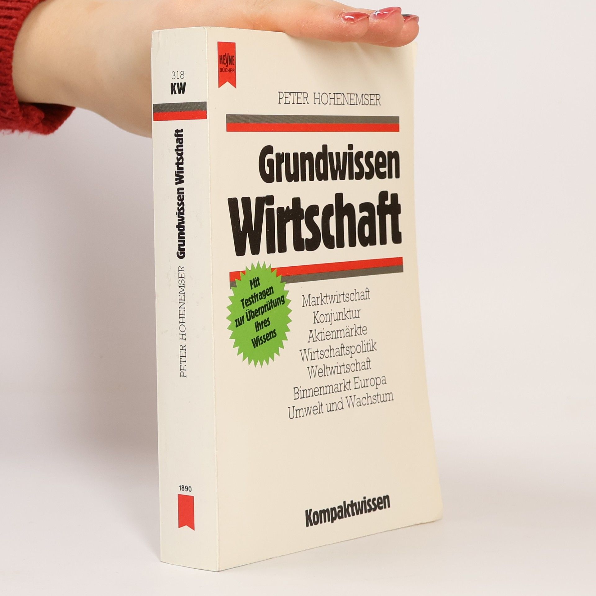 Peter Hohenemser Grundwissen Wirtschaft