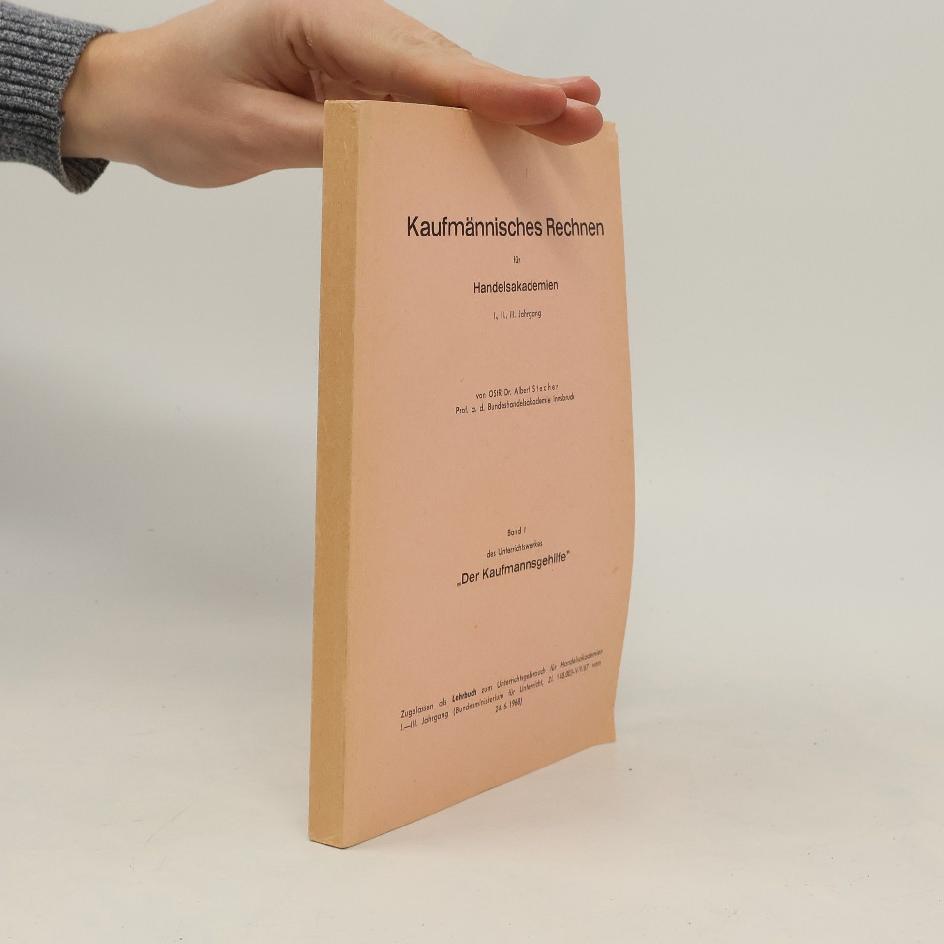 Albert Stecher Kaufmännisches Rechnen