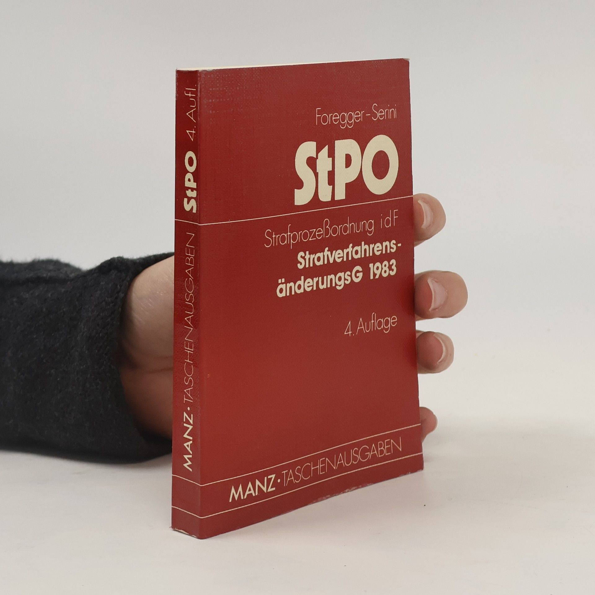 Manz Taschenausgaben: Strafprozessordnung - 4. Auflage