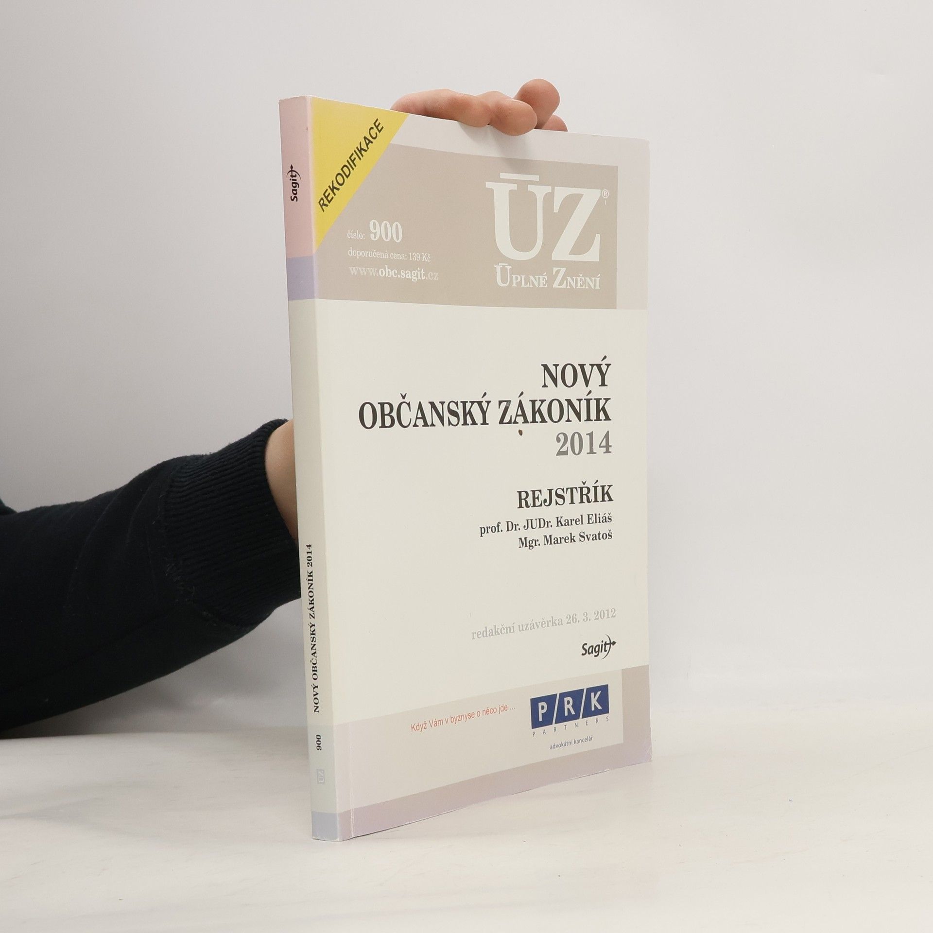 Karel Eliáš Nový občanský zákoník