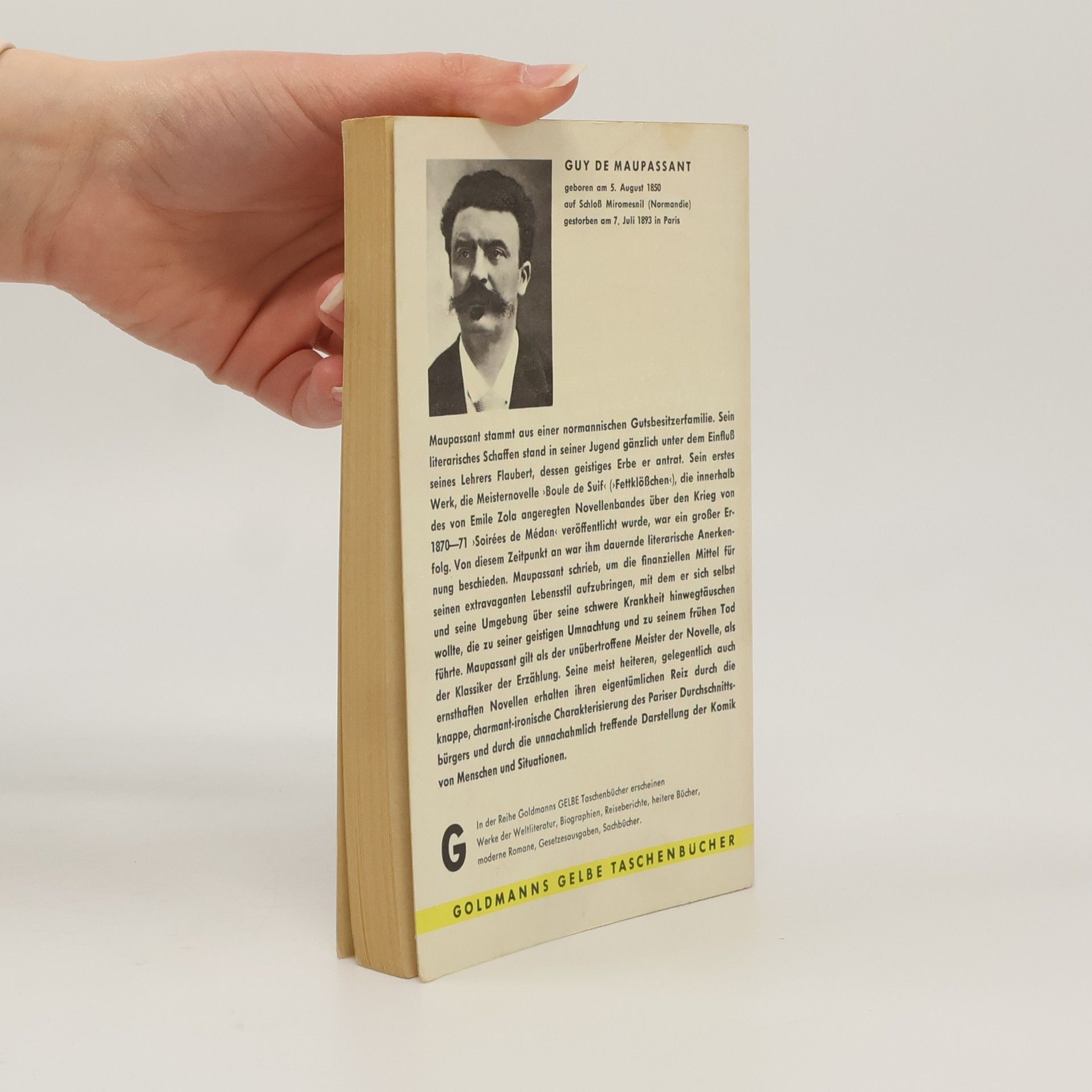 Guy de Maupassant Yvette und andere Novellen,