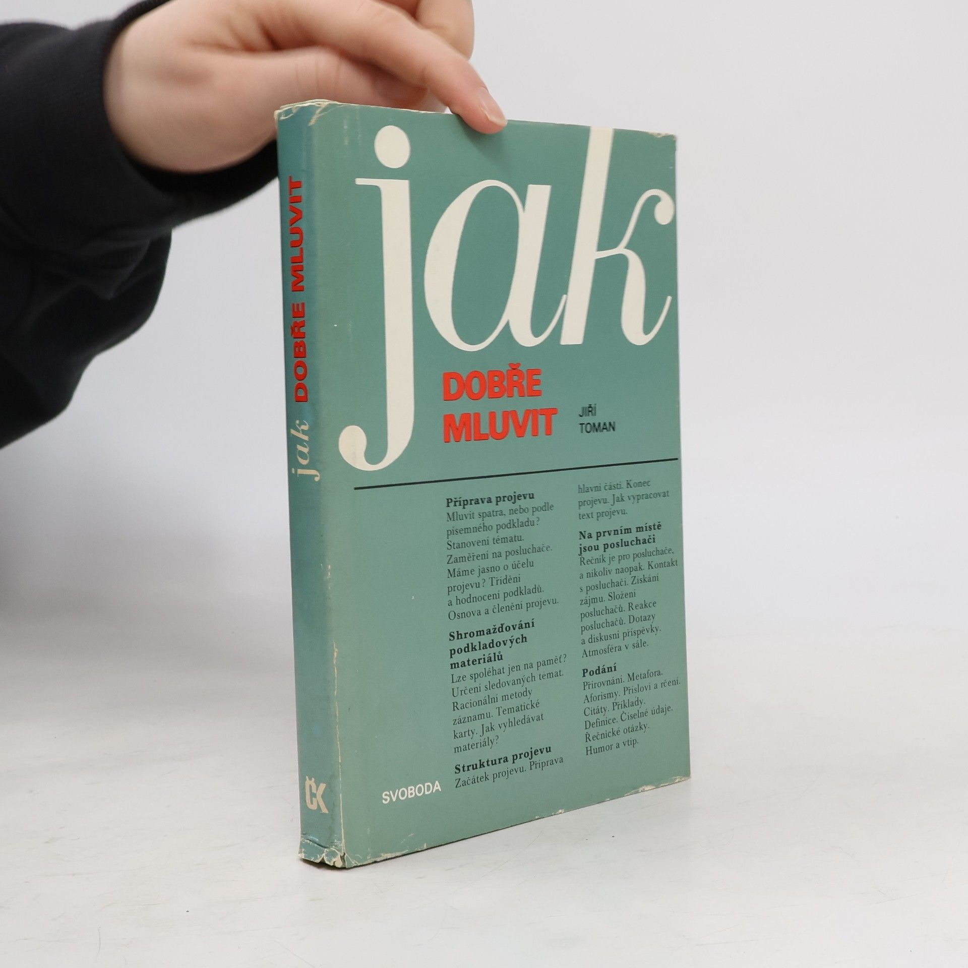 Jiří Toman Jak dobře mluvit