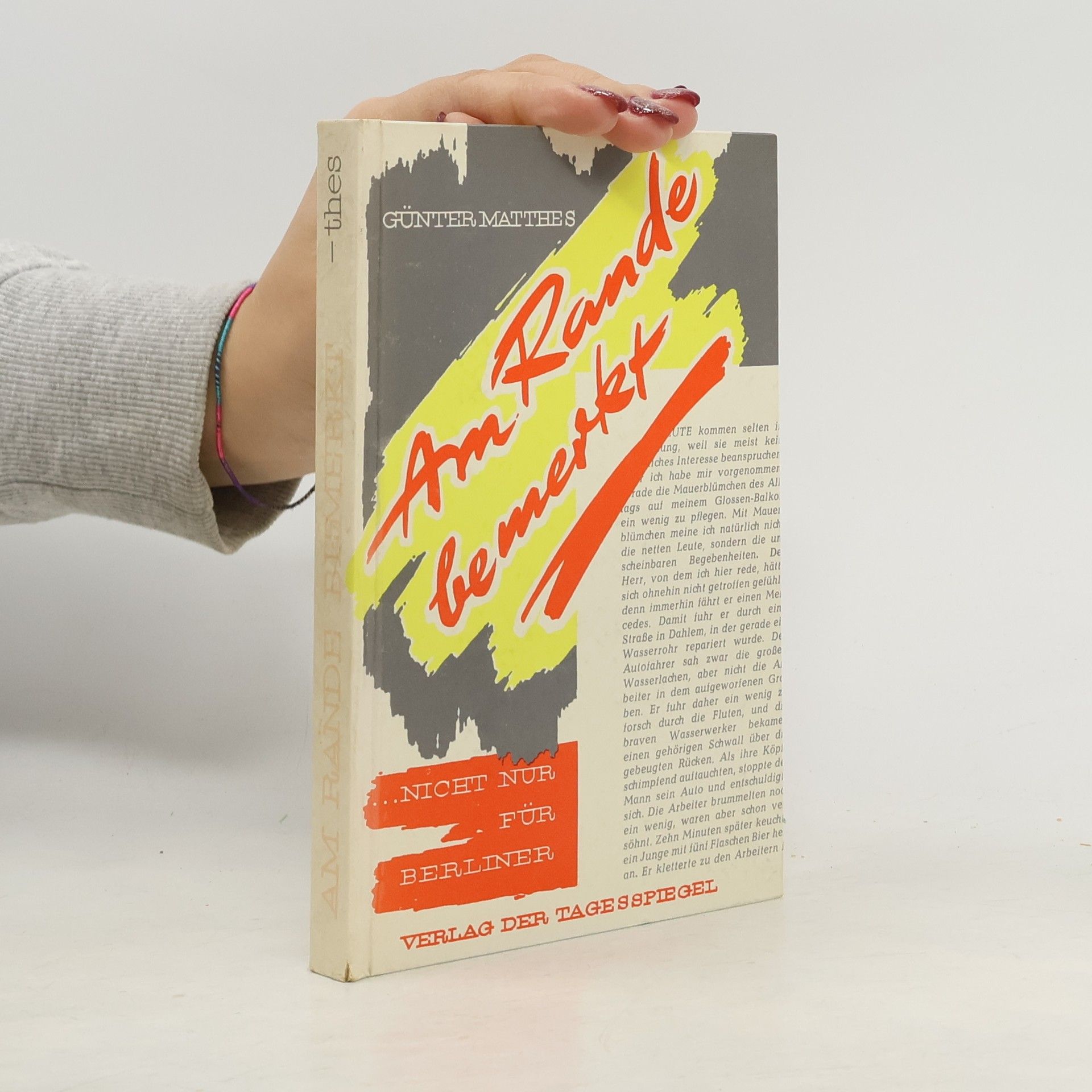 Günther Matthes Am Rande bemerkt ...nicht nur für Berliner