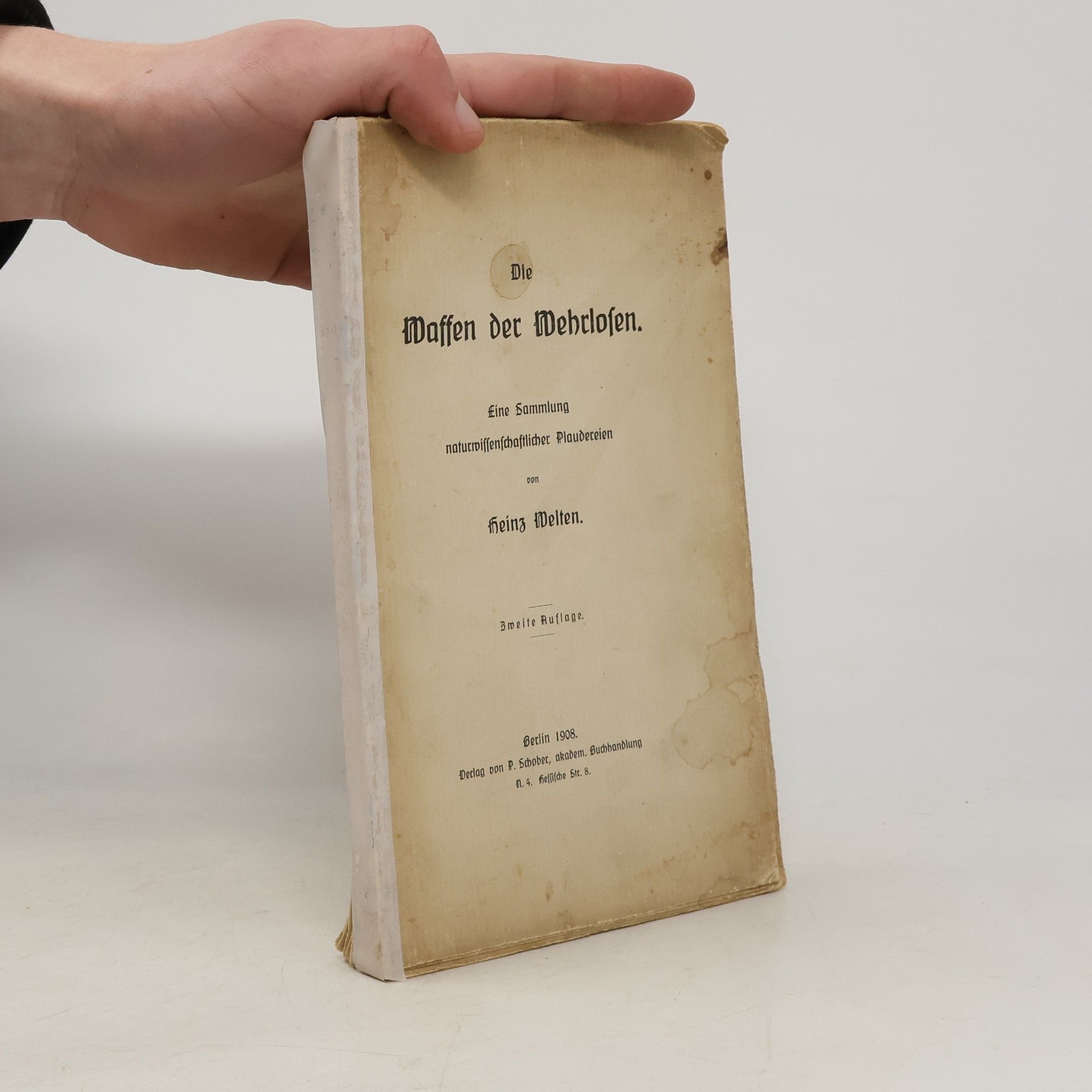 Die Waffen der Wehrlosen