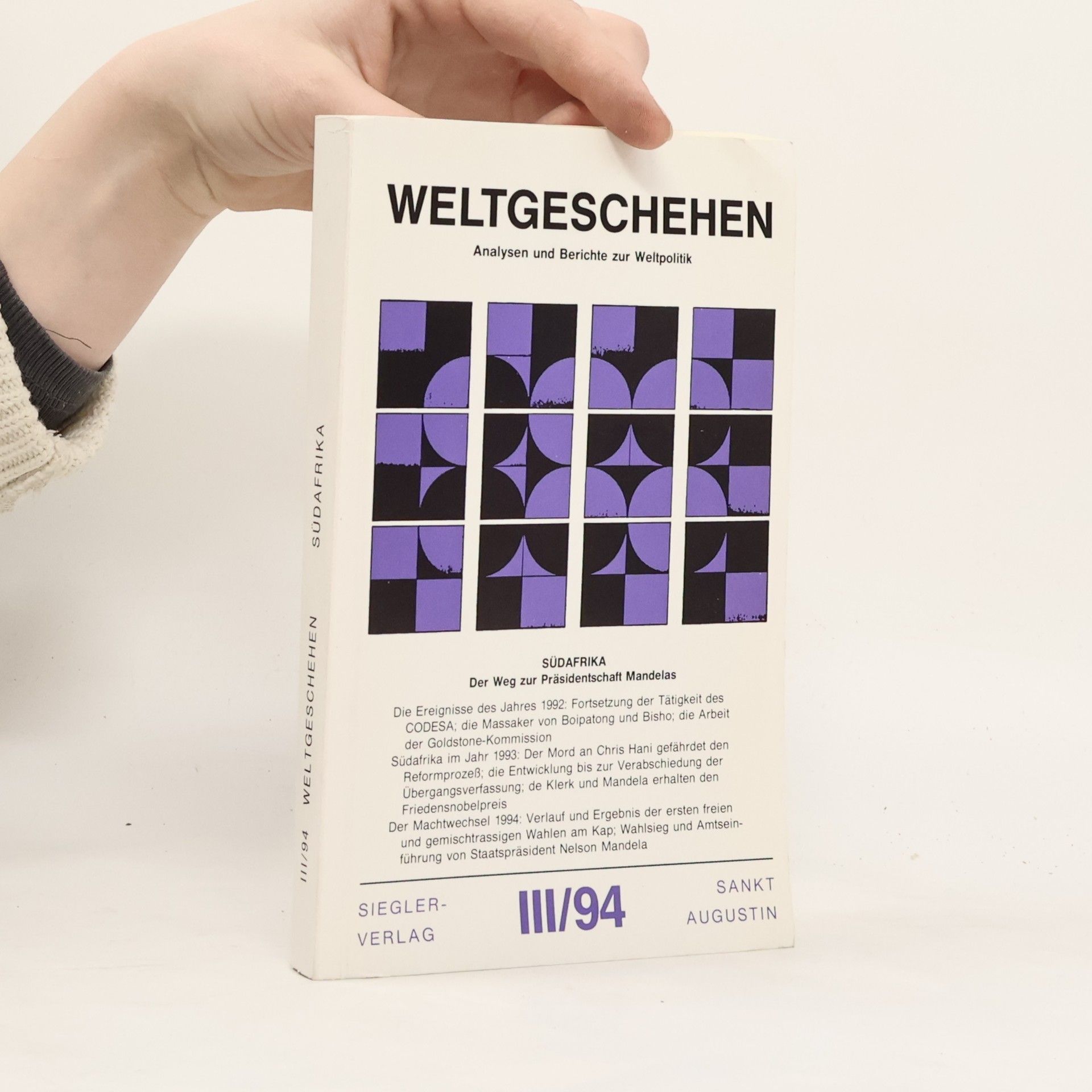 Jürgen Hartmann Weltgeschehen: Analysen und Berichte zur Weltpolitik III/94