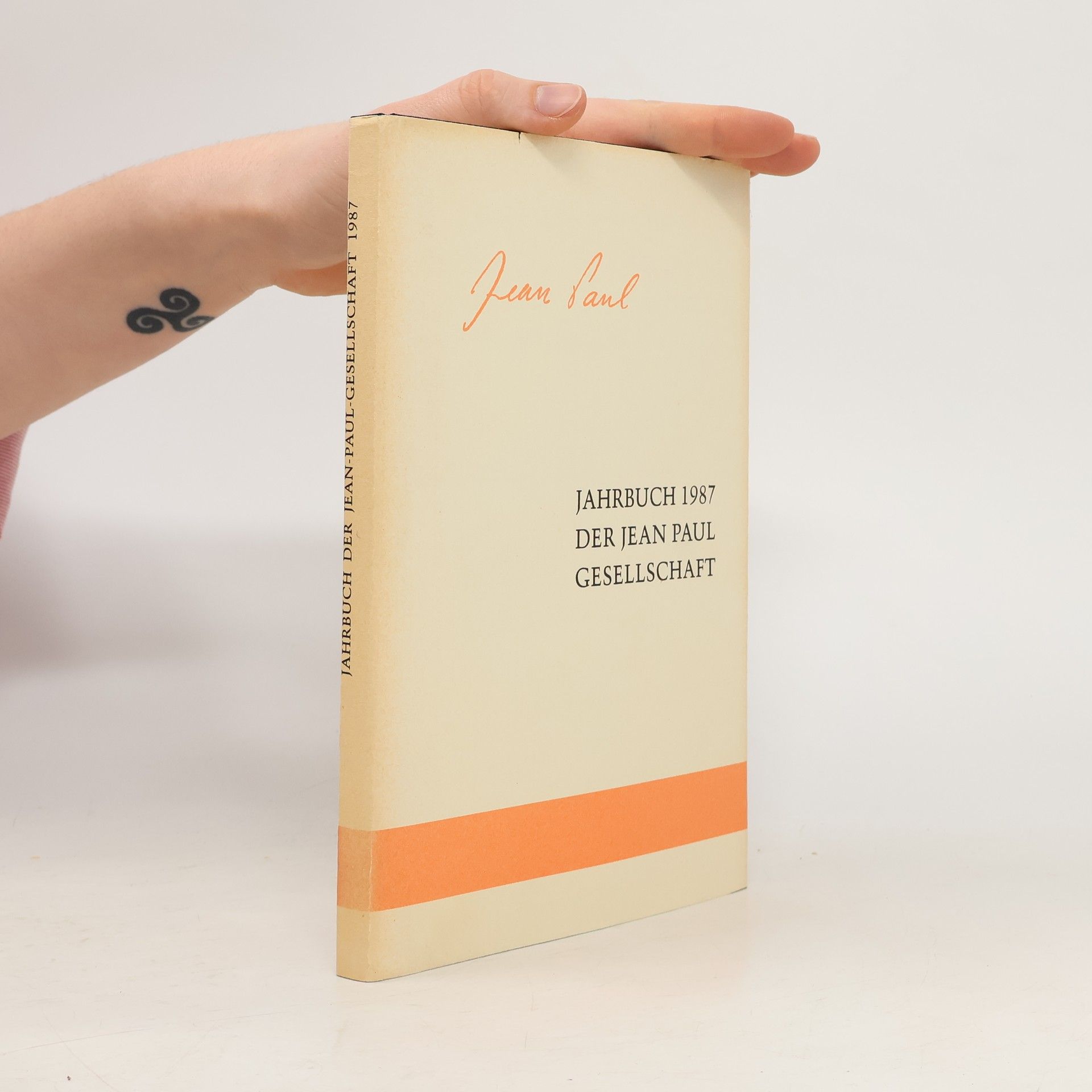 AA.VV. Jahrbuch der Jean-Paul-Gesellschaft 1987