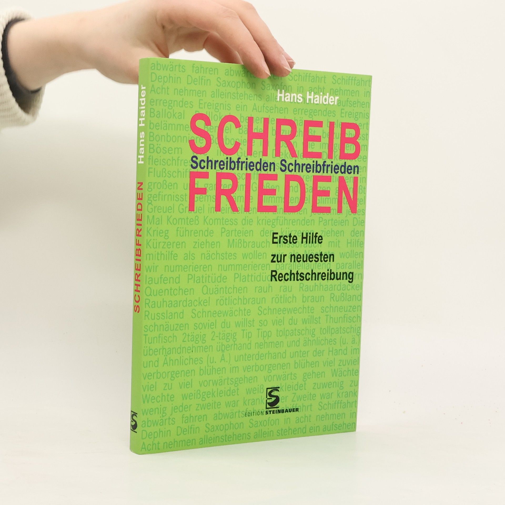 Hans Haider Schreibfrieden