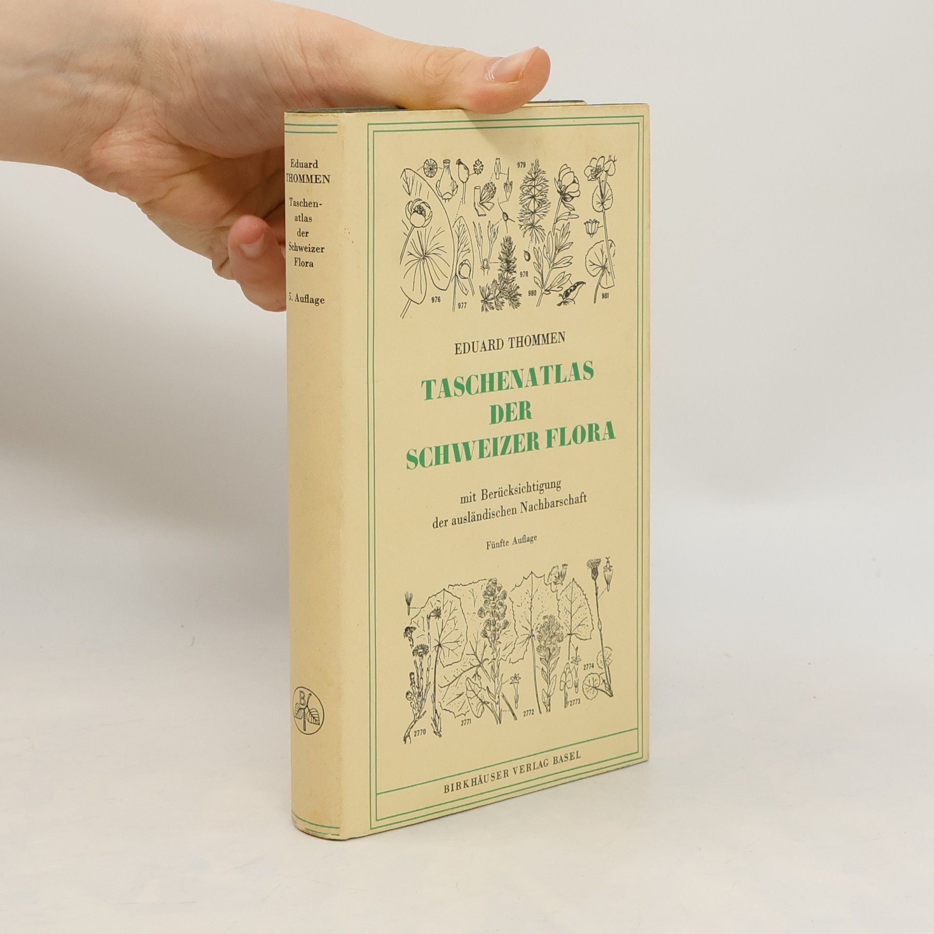 Eduard Thommen Taschenatlas der Schweizer Flora