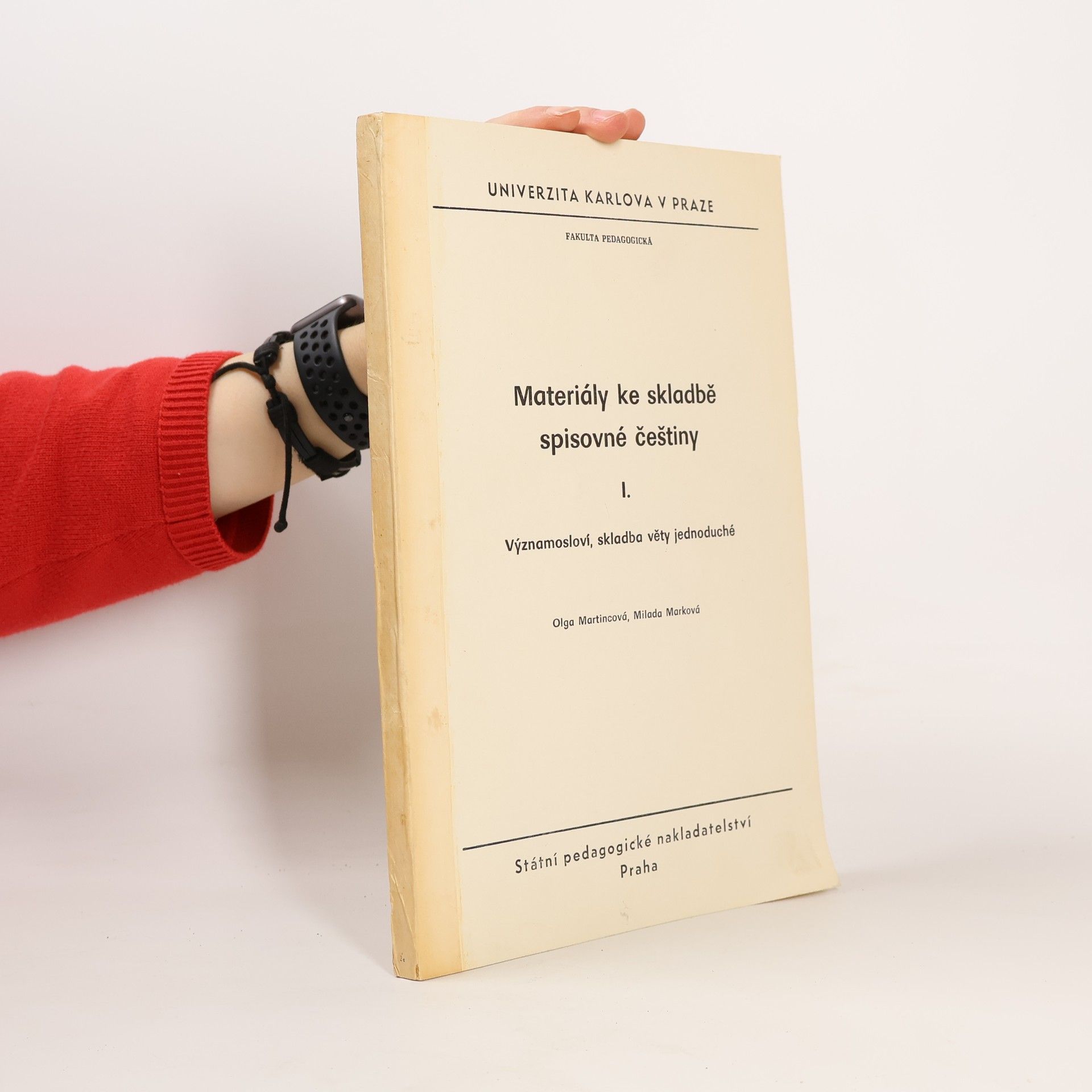 Martincová Olga Materiály ke skladbě spisovné češtiny I