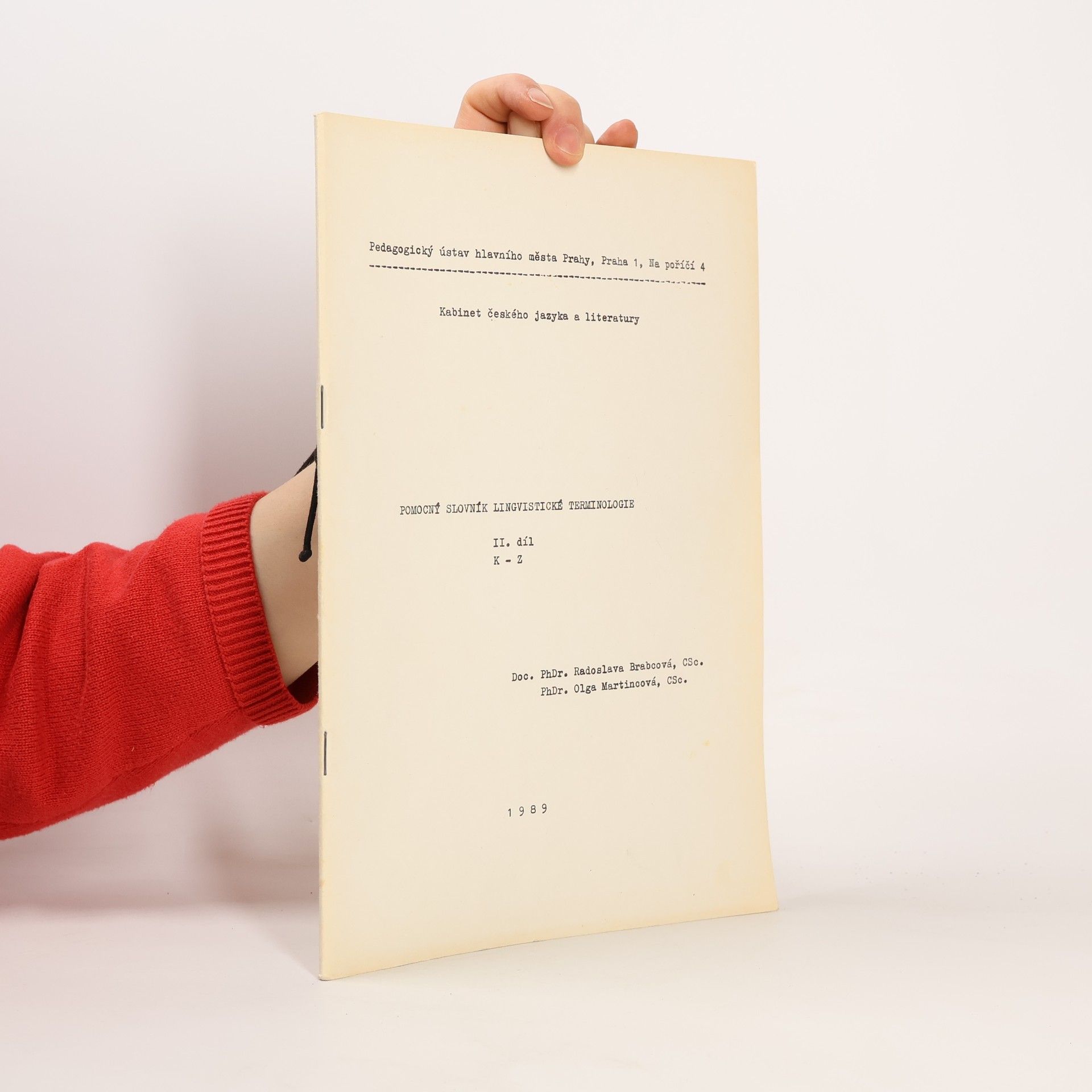 Pomocný slovník lingvistické terminologie