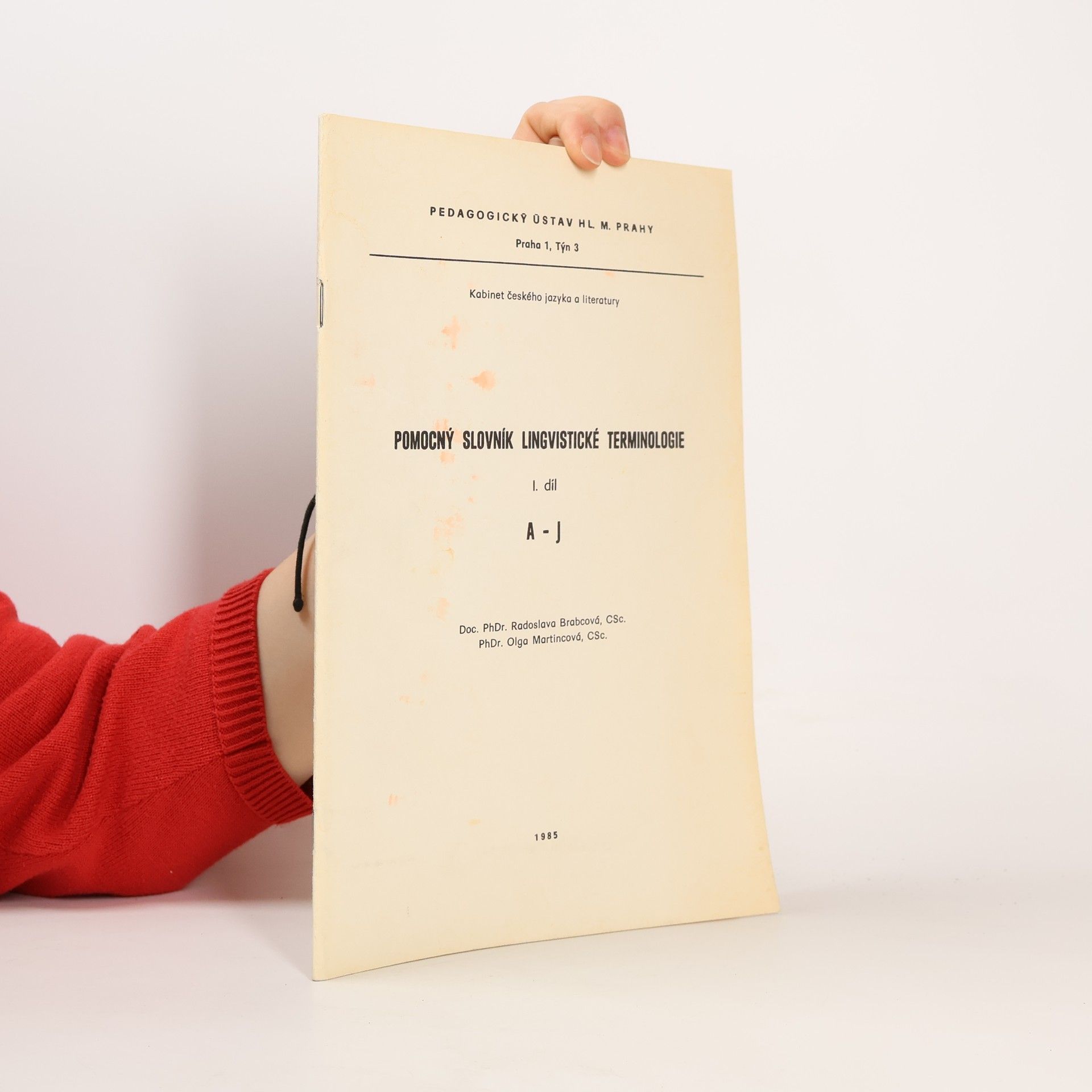 Pomocný slovník lingvistické terminologie I. A-J