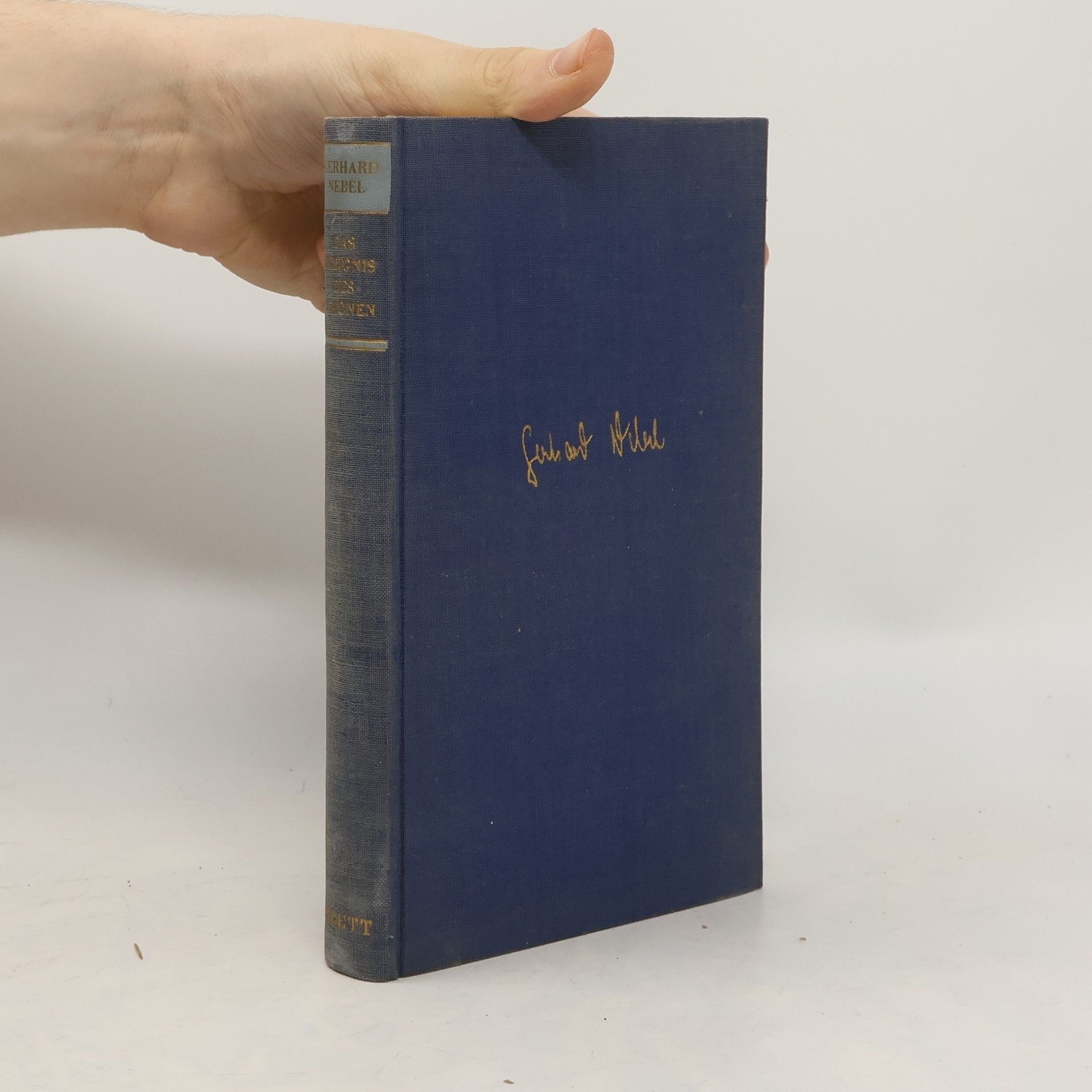 Gerhard Nebel Das Ereignis des Schönen