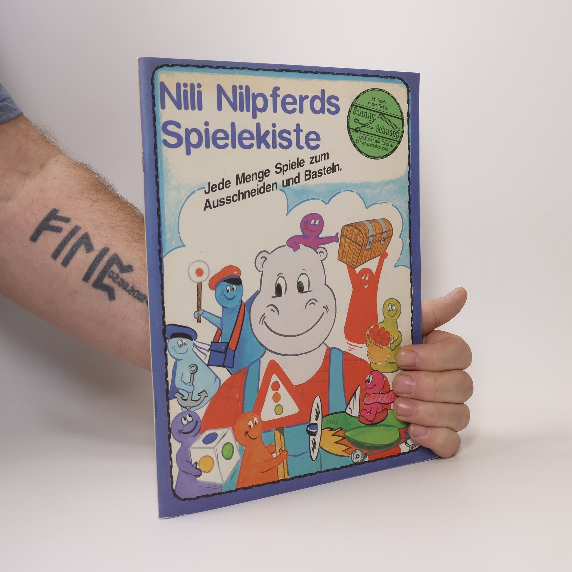 Autorenkollektiv Nili Nilpferds Spielekiste: Jede Menge Spiele zum Ausschneiden und Basteln