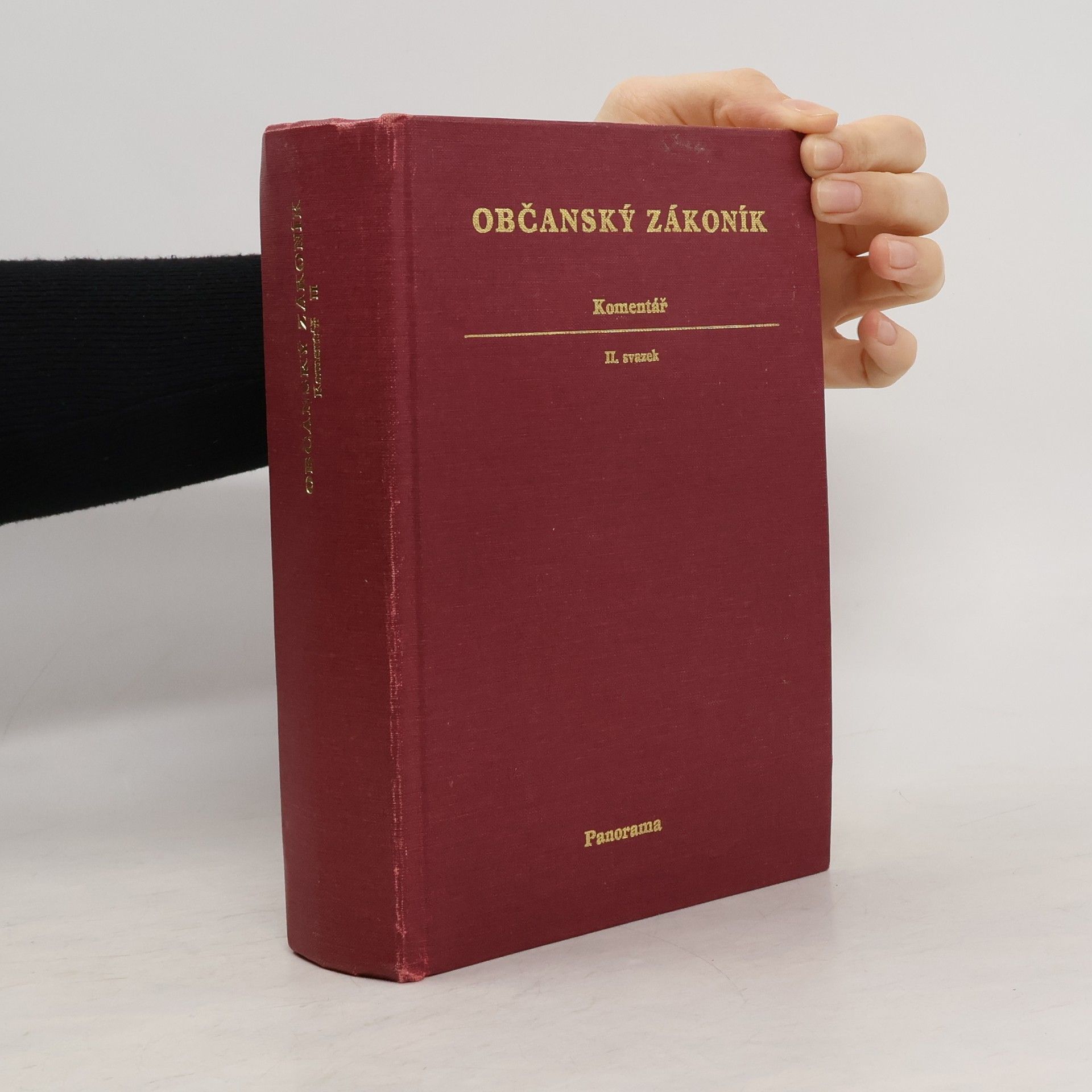 Various authors Občanský zákoník II. Komentář