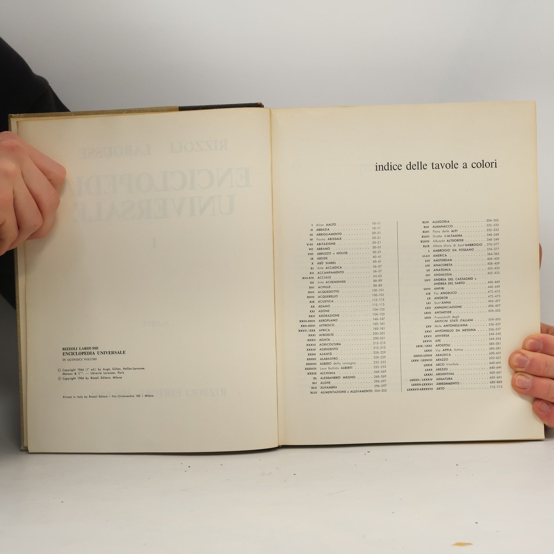 Autorenkollektiv Rizzoli, Larousse. Enciclopedia universale 1. A-Arvi