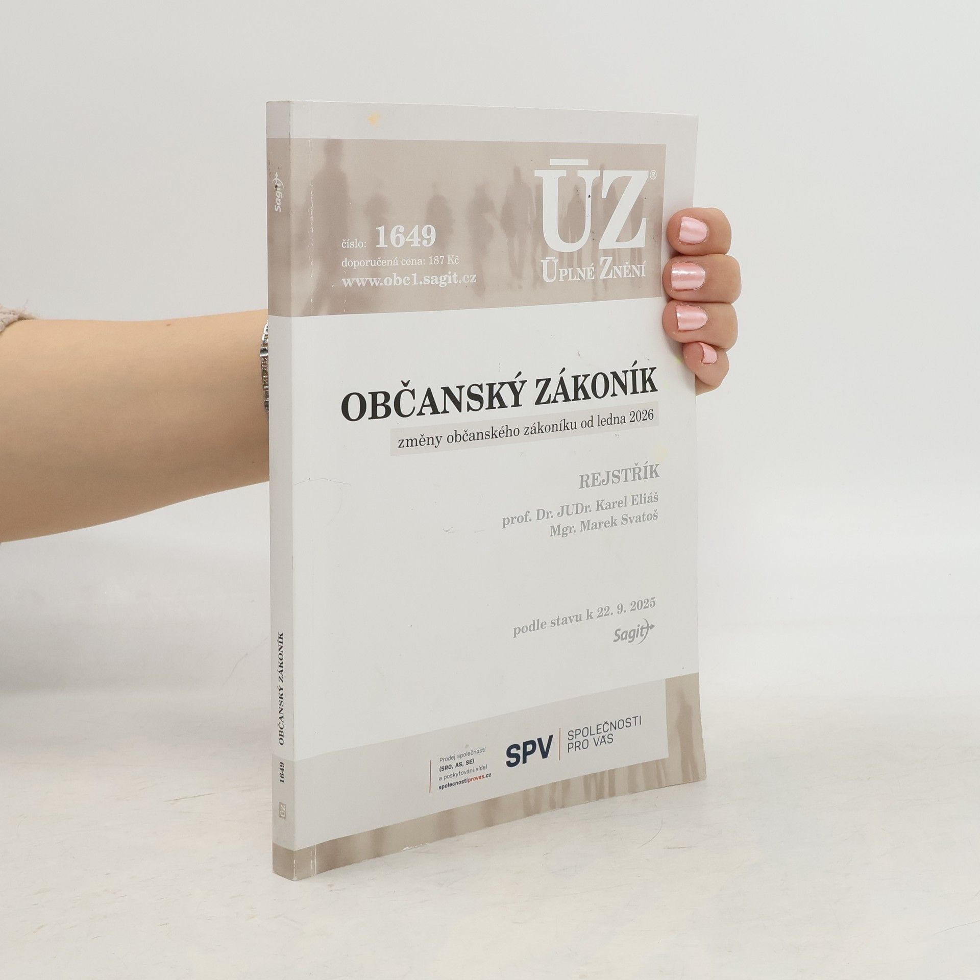 Karel Eliáš Občanský zákoník. Změny občanského zákoníku od ledna 2026