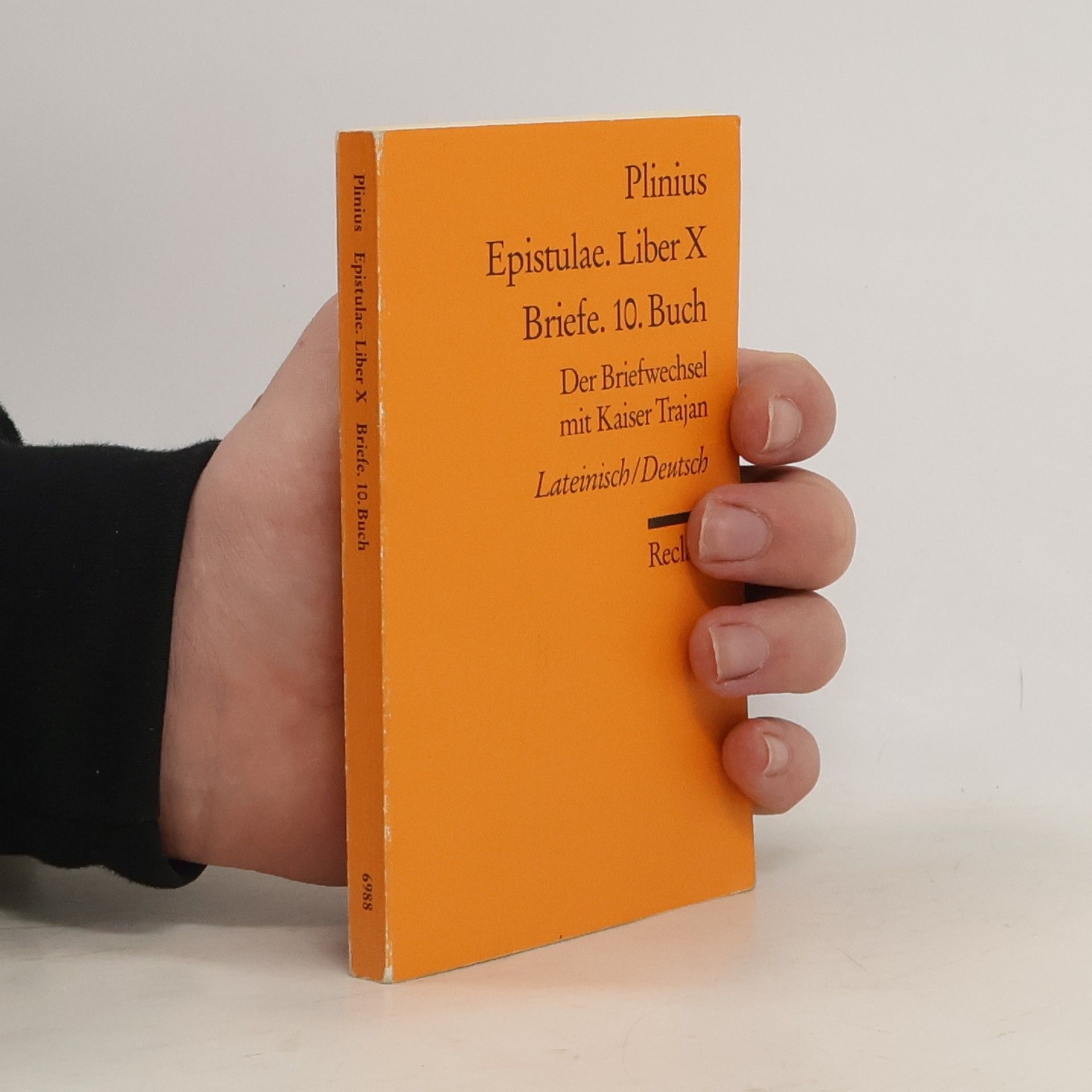 Gaius Plinius Caecilius Secundus Der Briefwechsel mit Kaiser Trajan